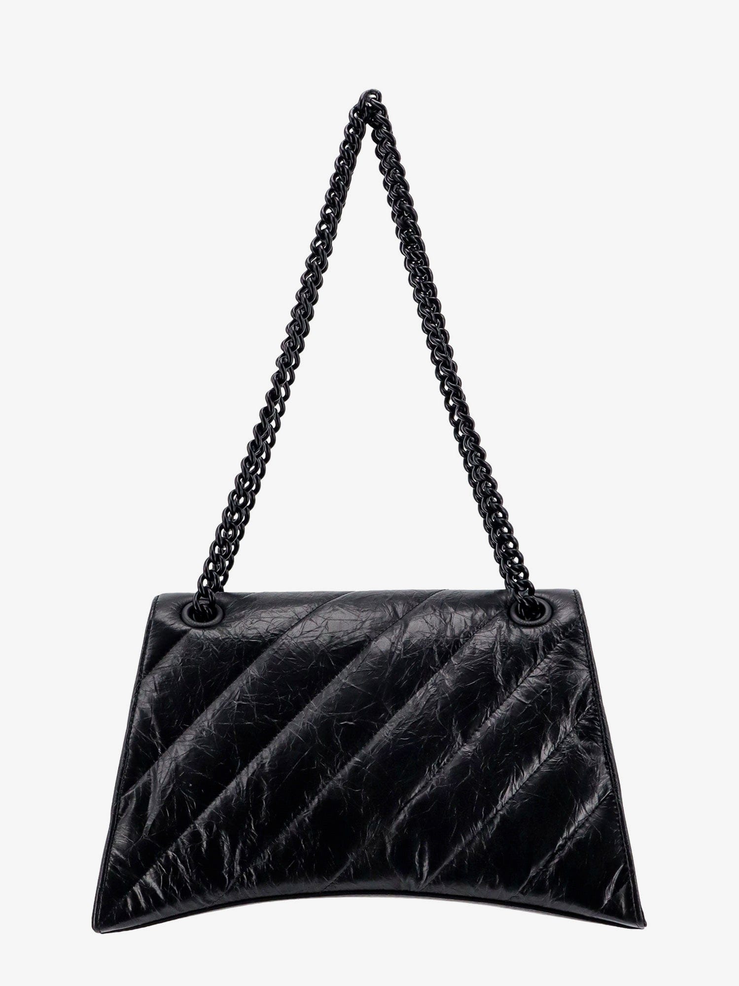 Balenciaga Matelassé leather shoulder bag with frontal monogram