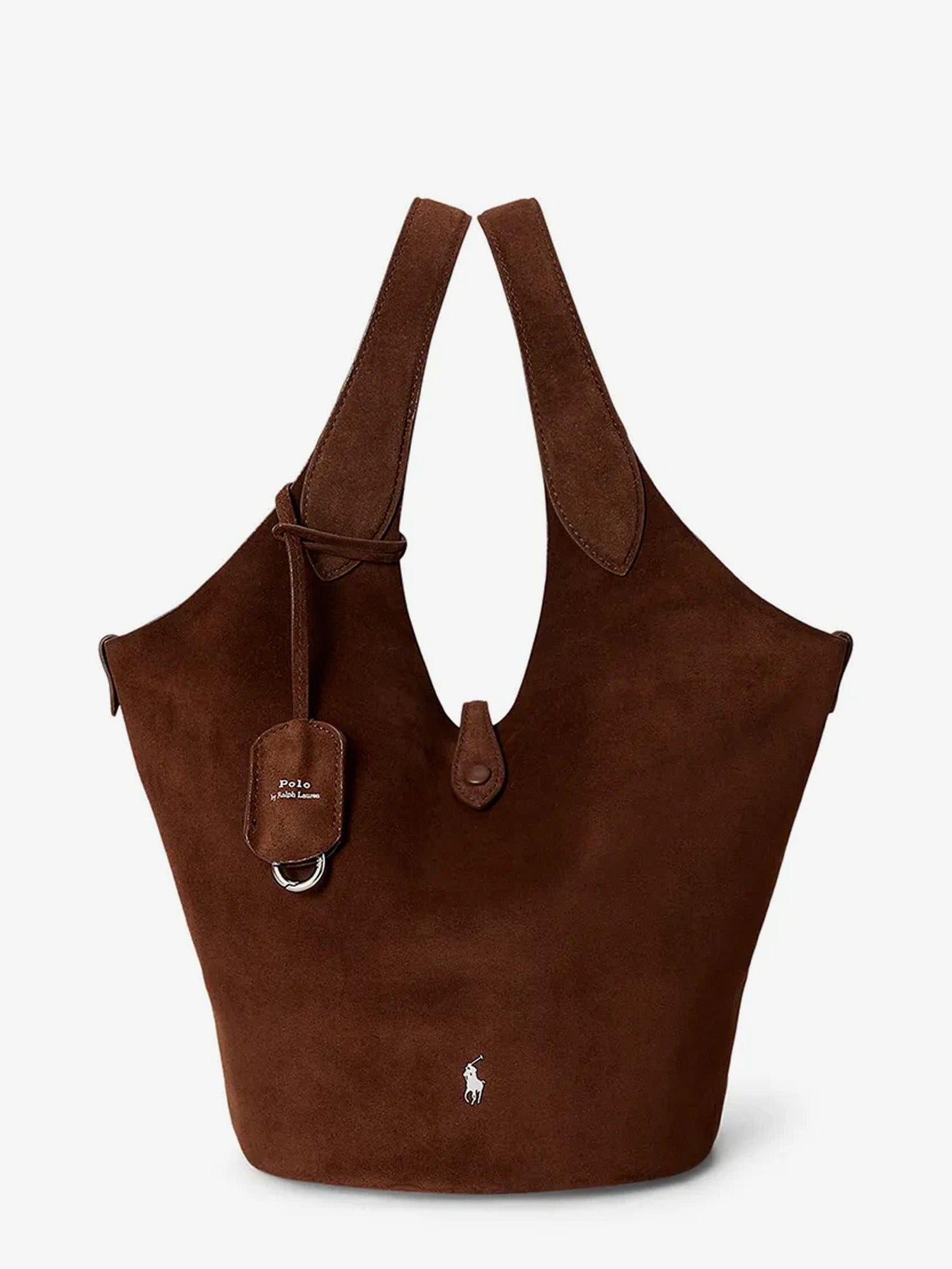Polo Ralph Lauren Play suede shoulder bag with contrasting logo