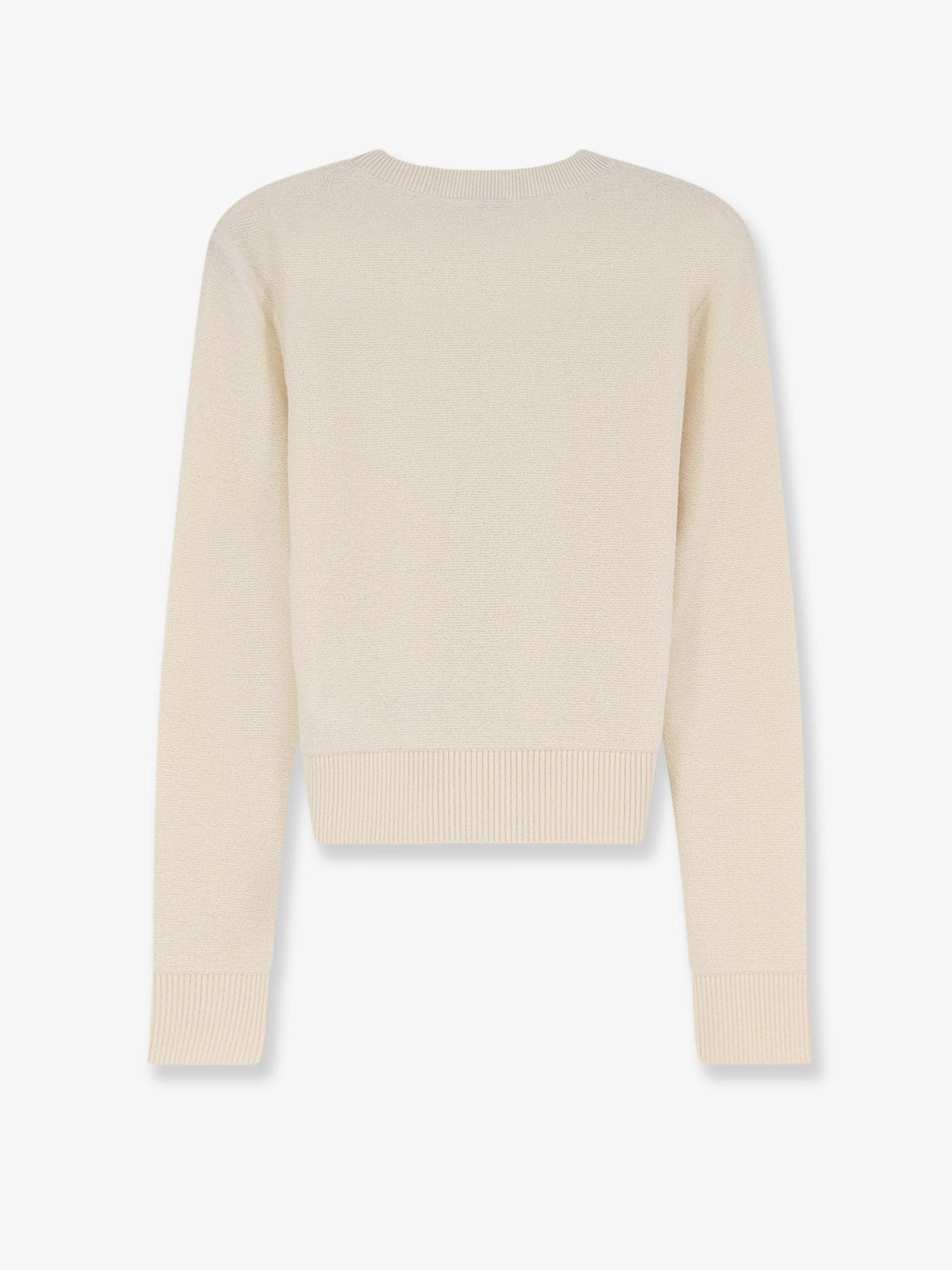 Loewe Wool sweater with contrasting embroidered logo on the bottom