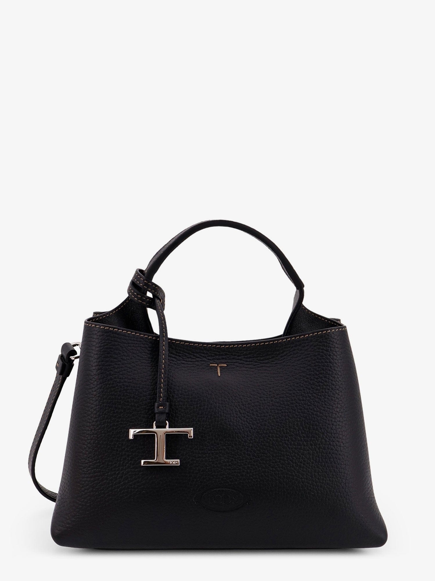 Tod's Micro leather crossbody bag with iconic stitching on the front