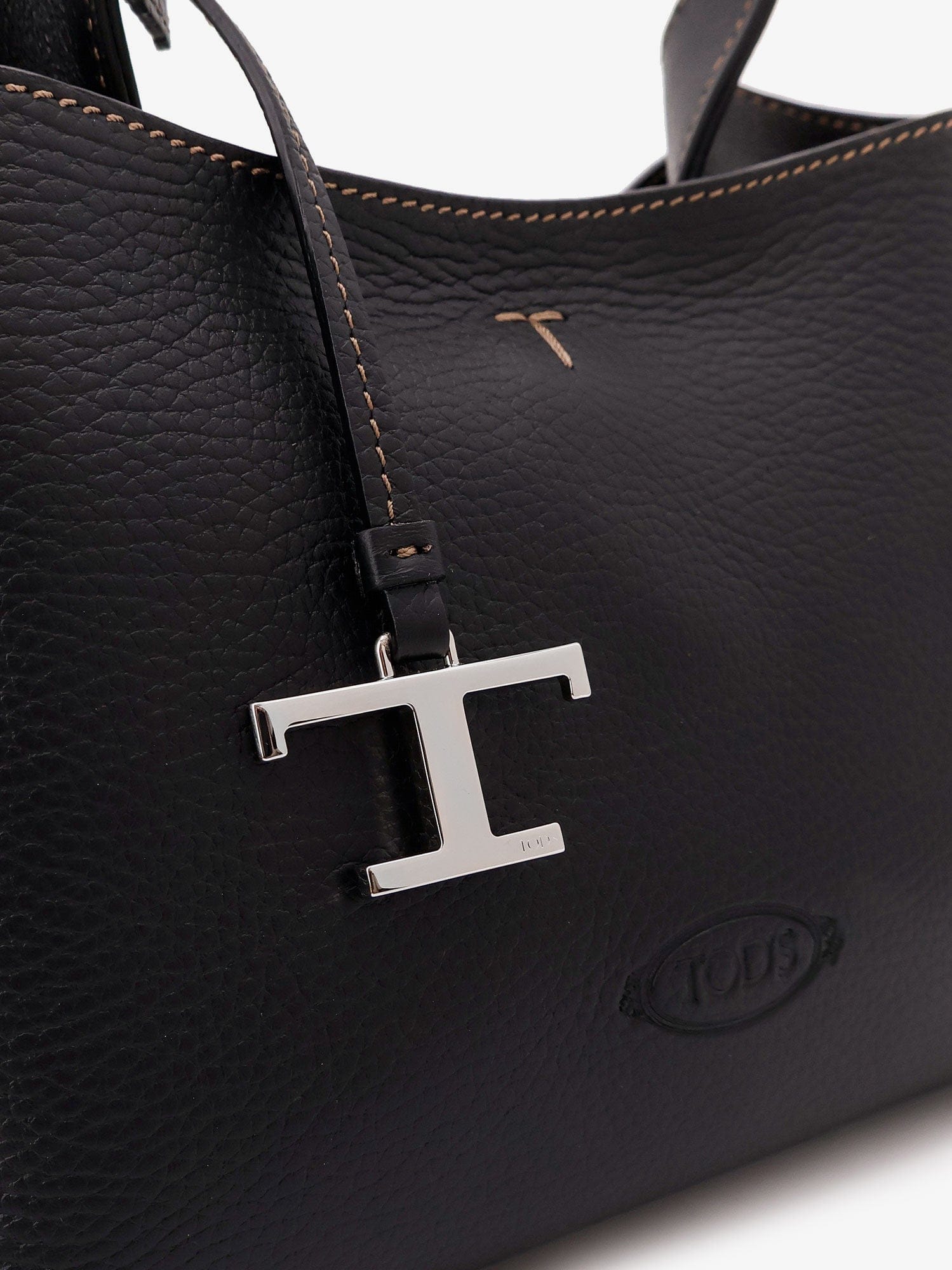 Tod's Micro leather crossbody bag with iconic stitching on the front