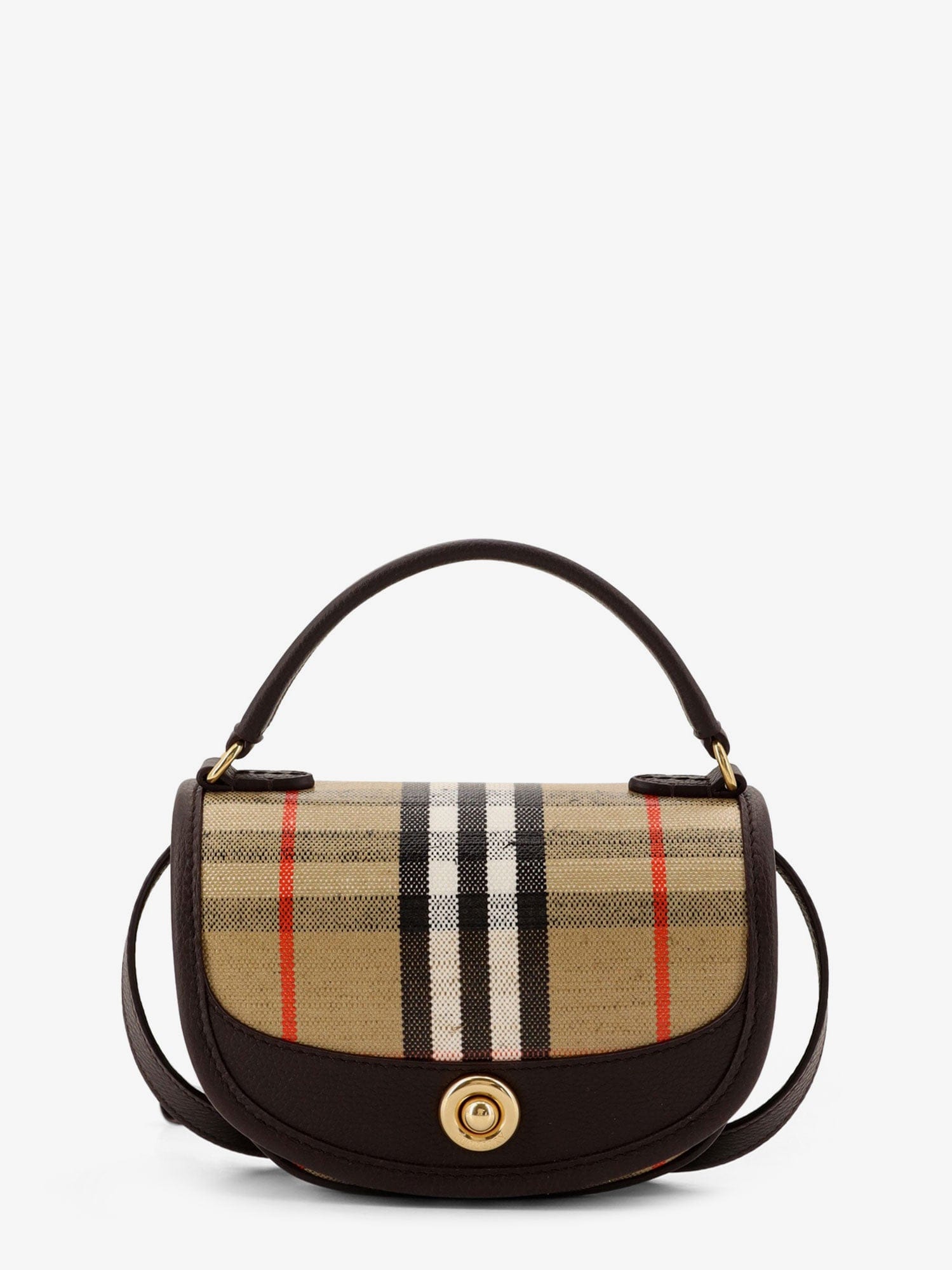 Burberry Highlands crossbody bag with iconic Check pattern