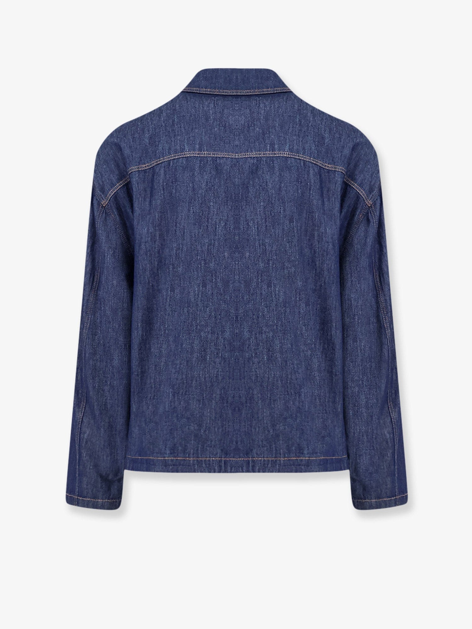 Loewe Blue denim jacket with embroidered Anagram logo