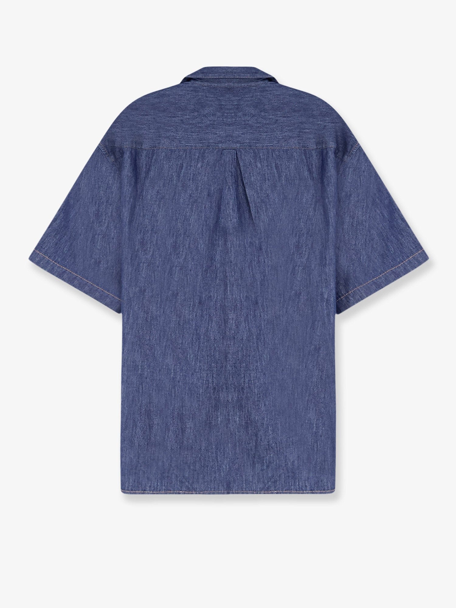 Loewe Blue denim shirt with embroidered Anagram logo