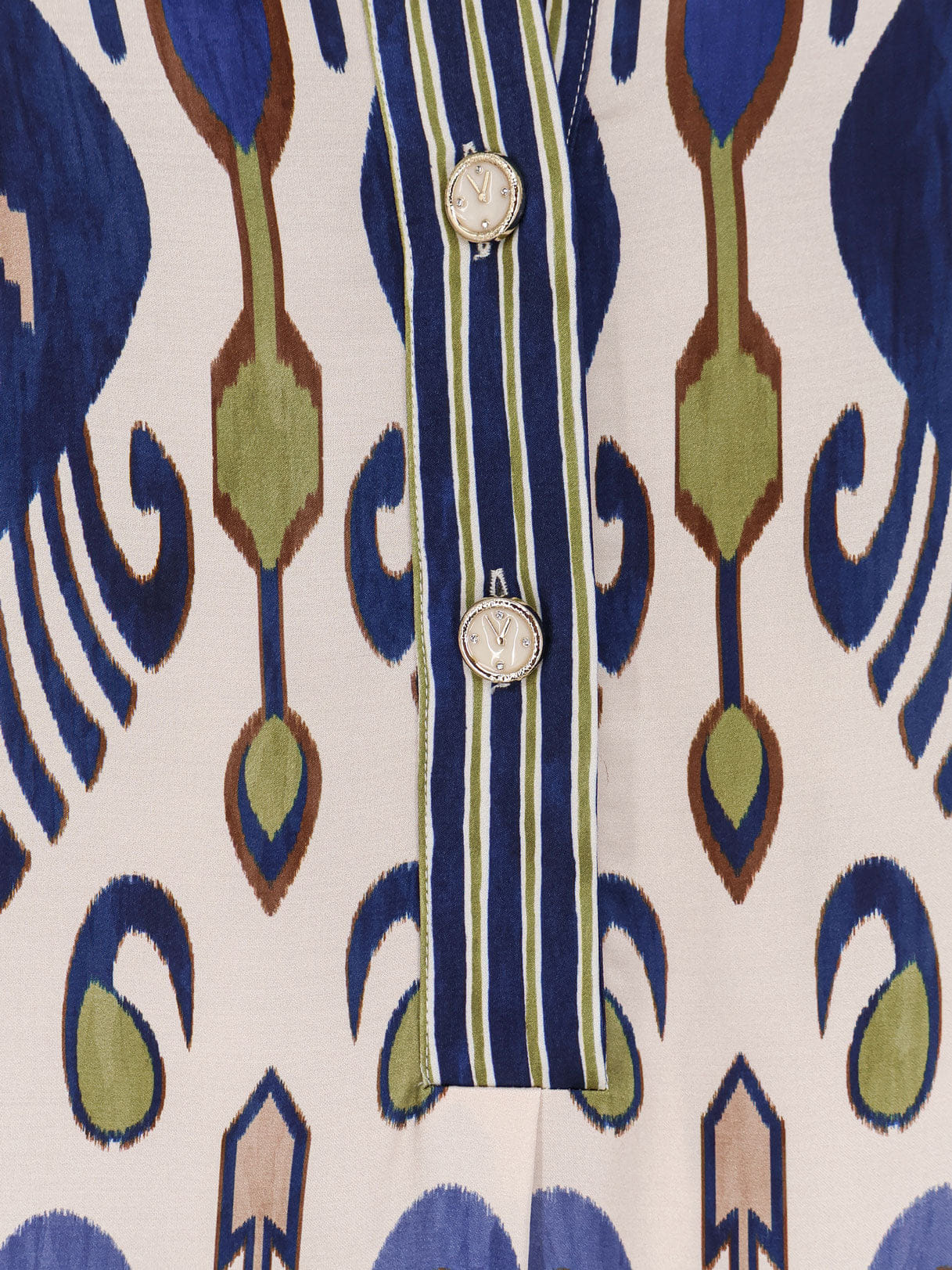 BYE FIRENZE Multicolor viscose and rayon dress