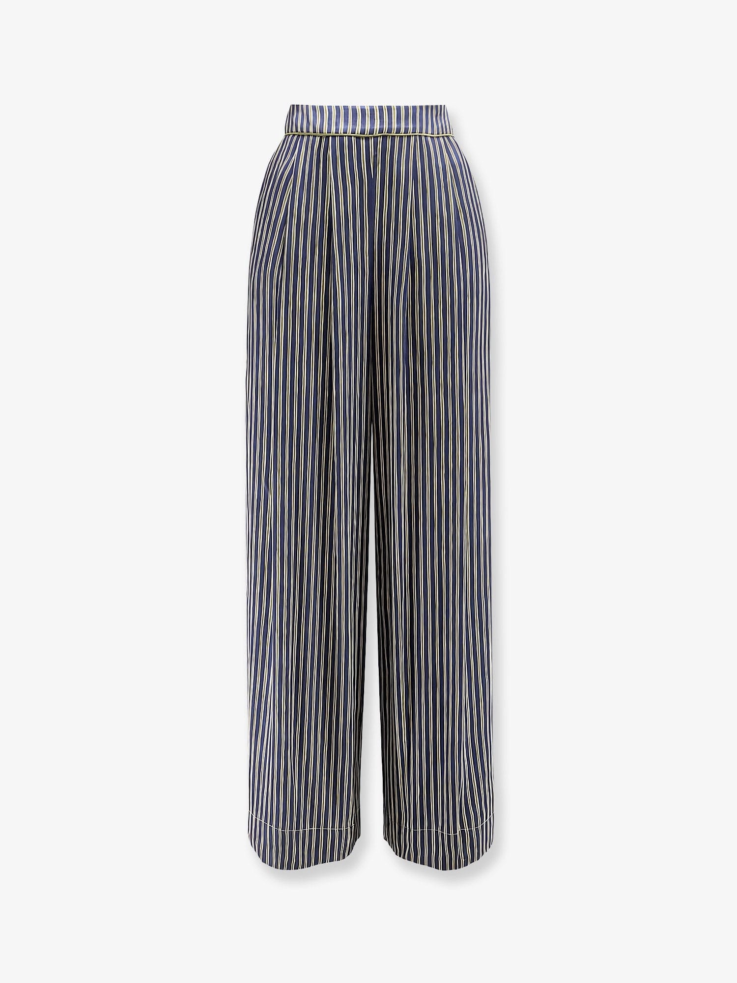 BYE FIRENZE Multicolor viscose and rayon trousers