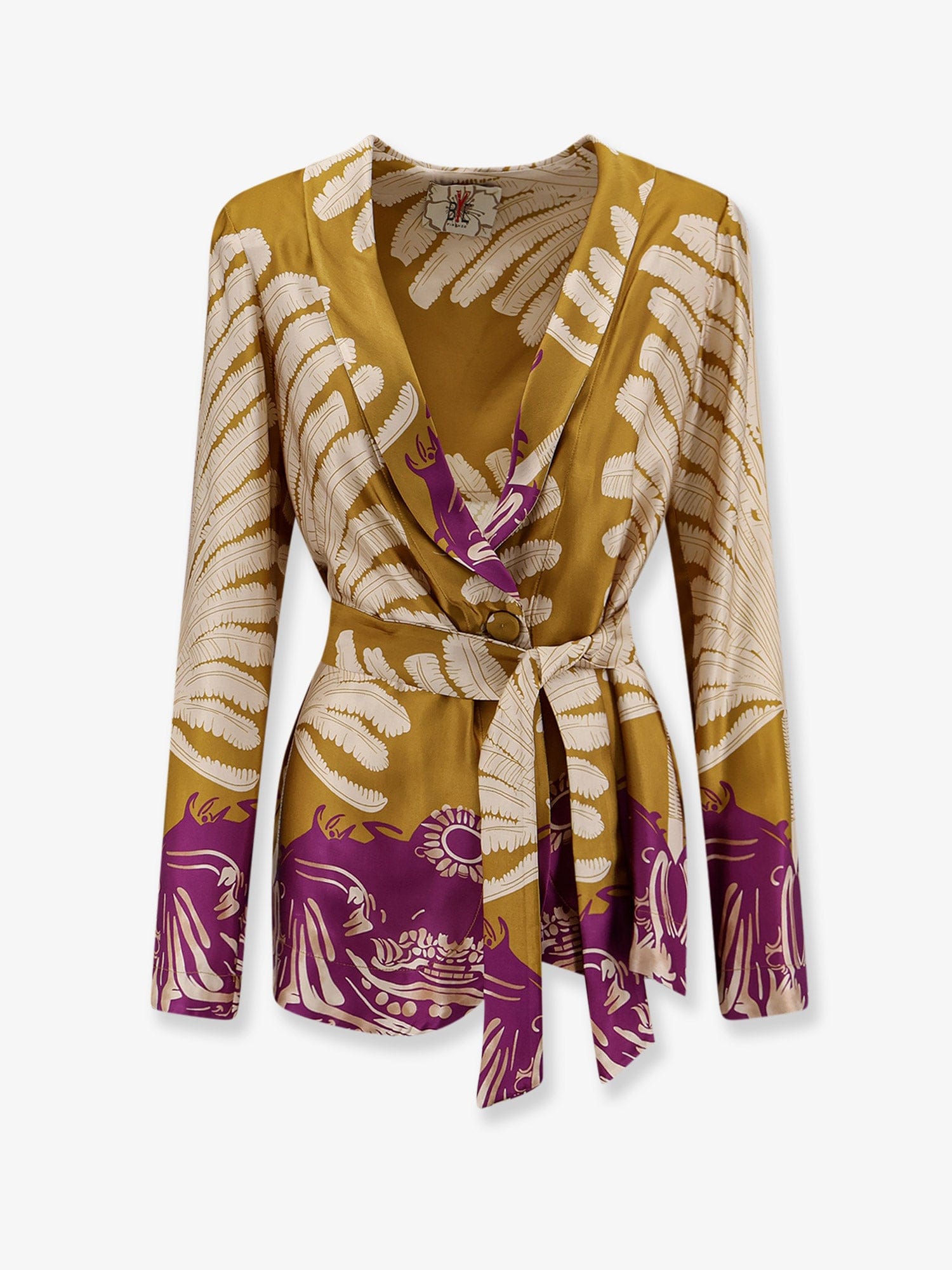 BYE FIRENZE Palma viscose and rayon blazer