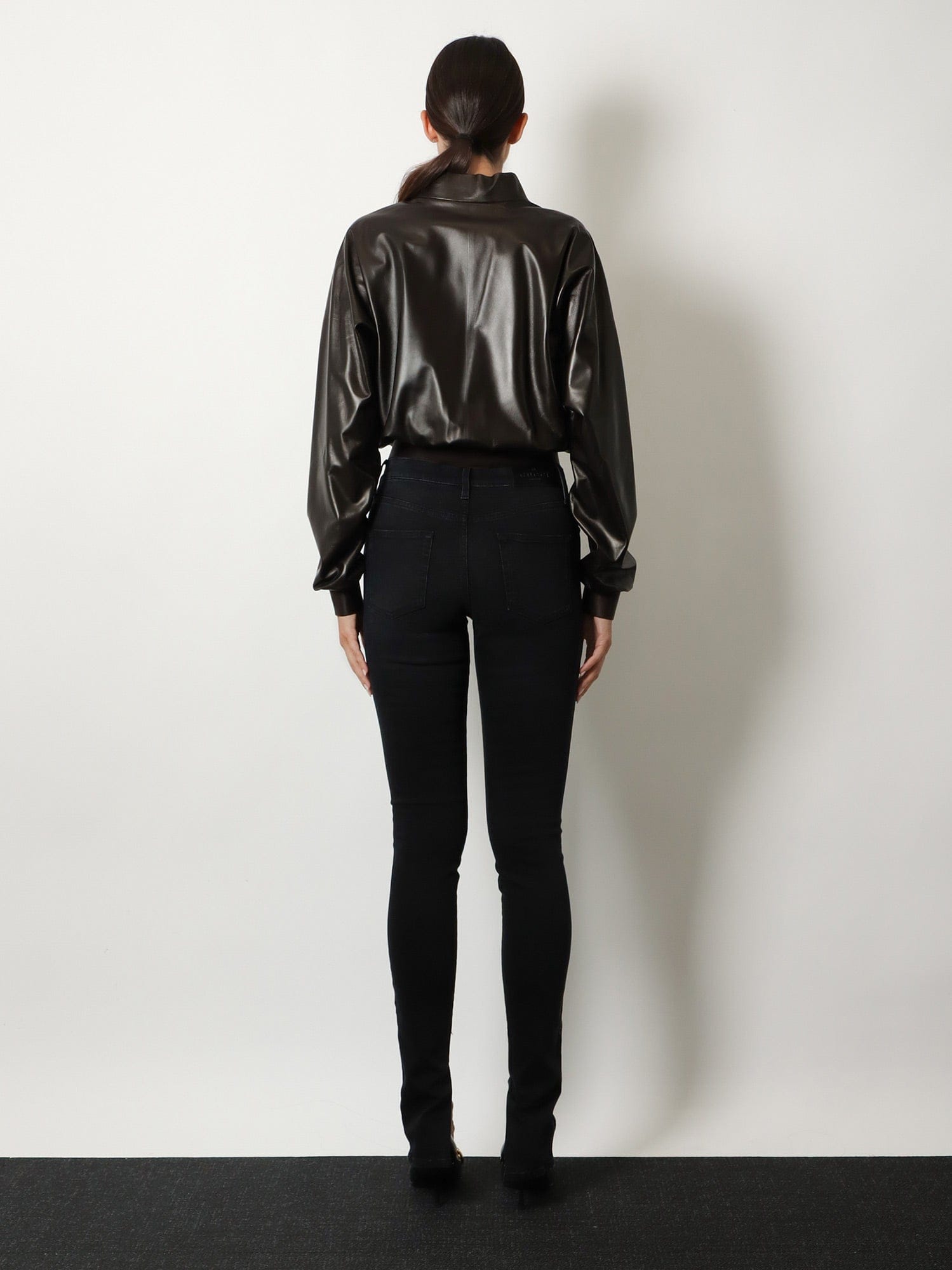 Gucci Soft nappa leather bomber jacket