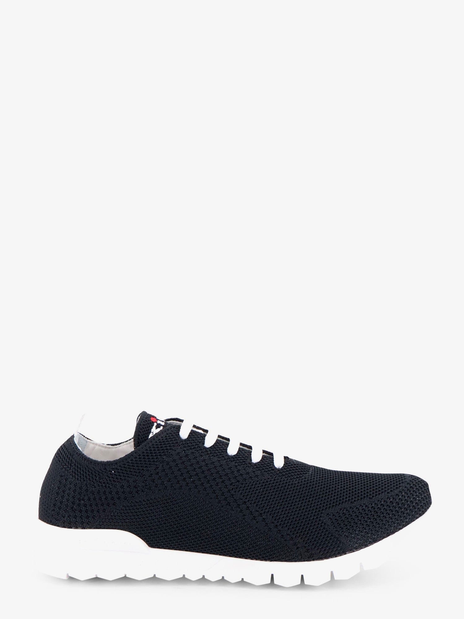 KITON CIRO PAONE Knitted fabric sneakers with embroidered logo