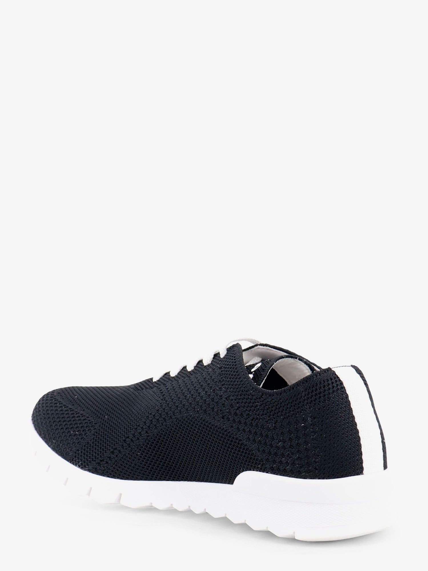 KITON CIRO PAONE Knitted fabric sneakers with embroidered logo