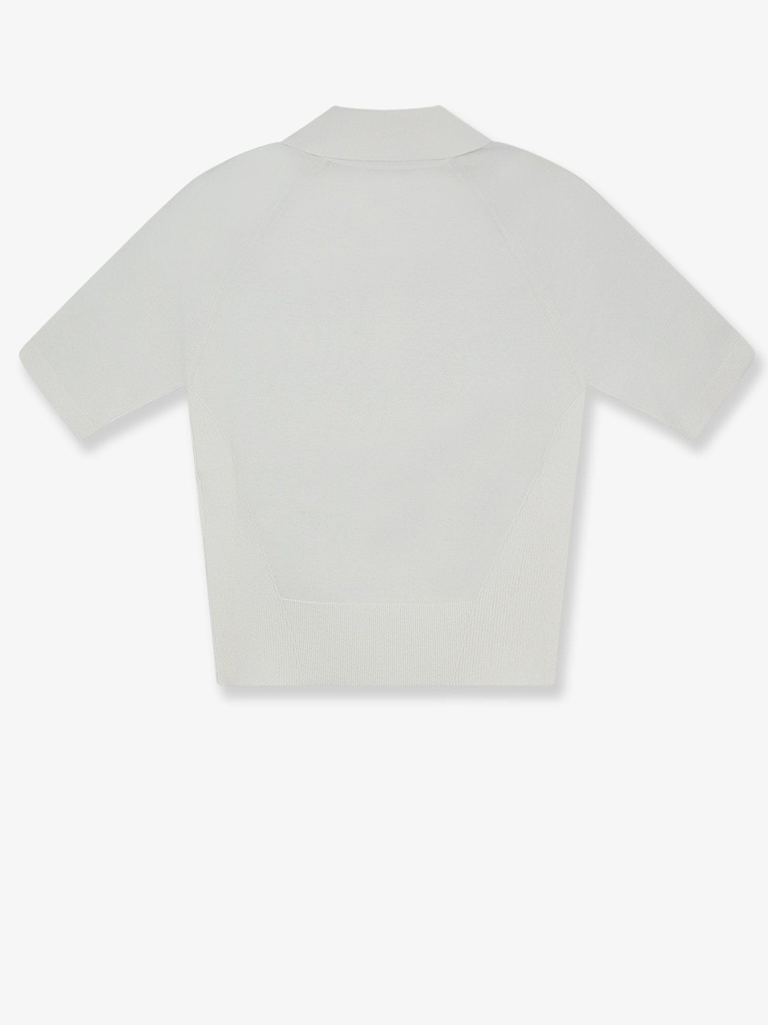 Givenchy Cropped cotton and silk polo shirt