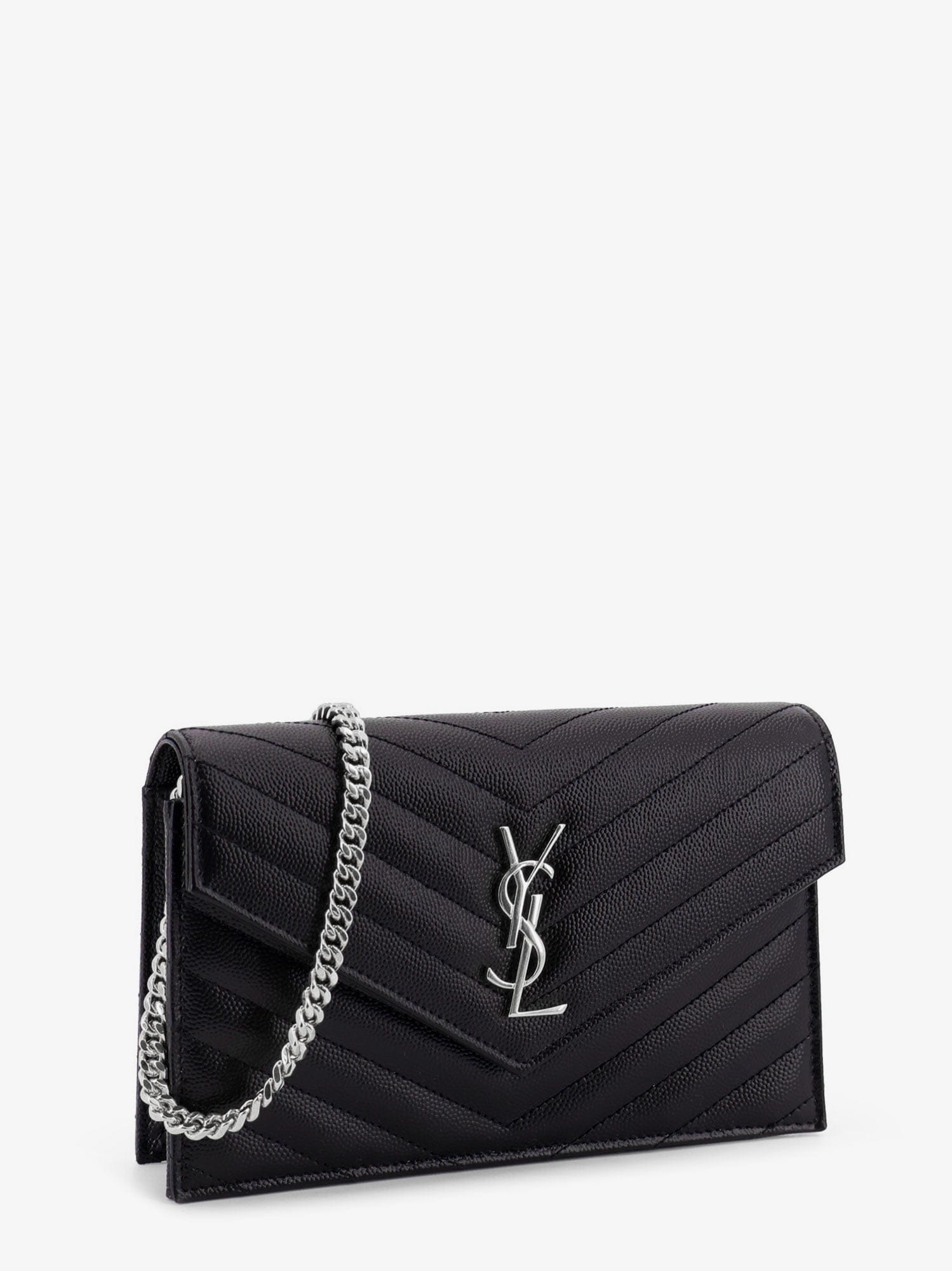 Saint Laurent Envelope leather wallet crossbody bag