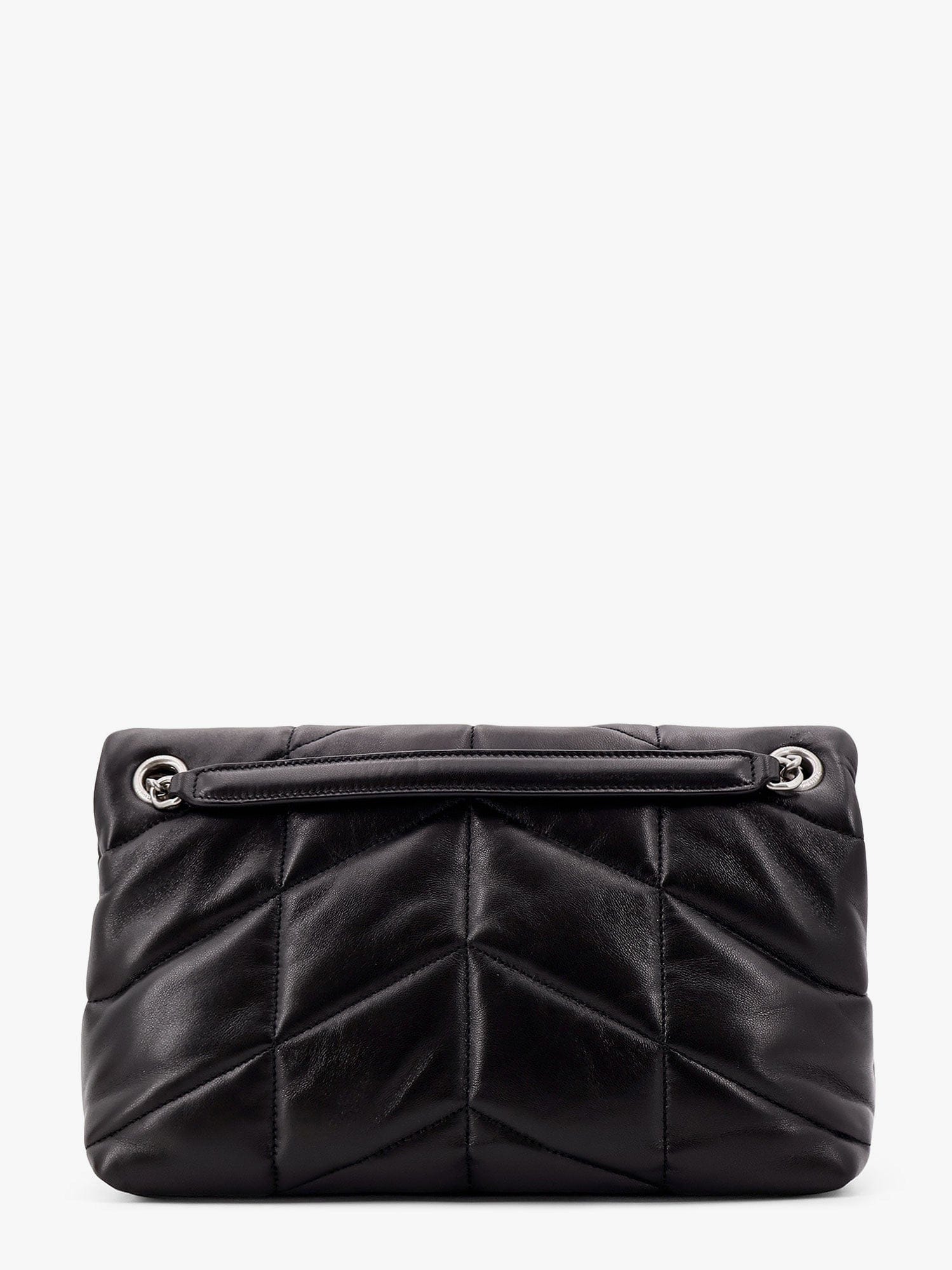 Saint Laurent Puffer matelassé leather crossbody bag