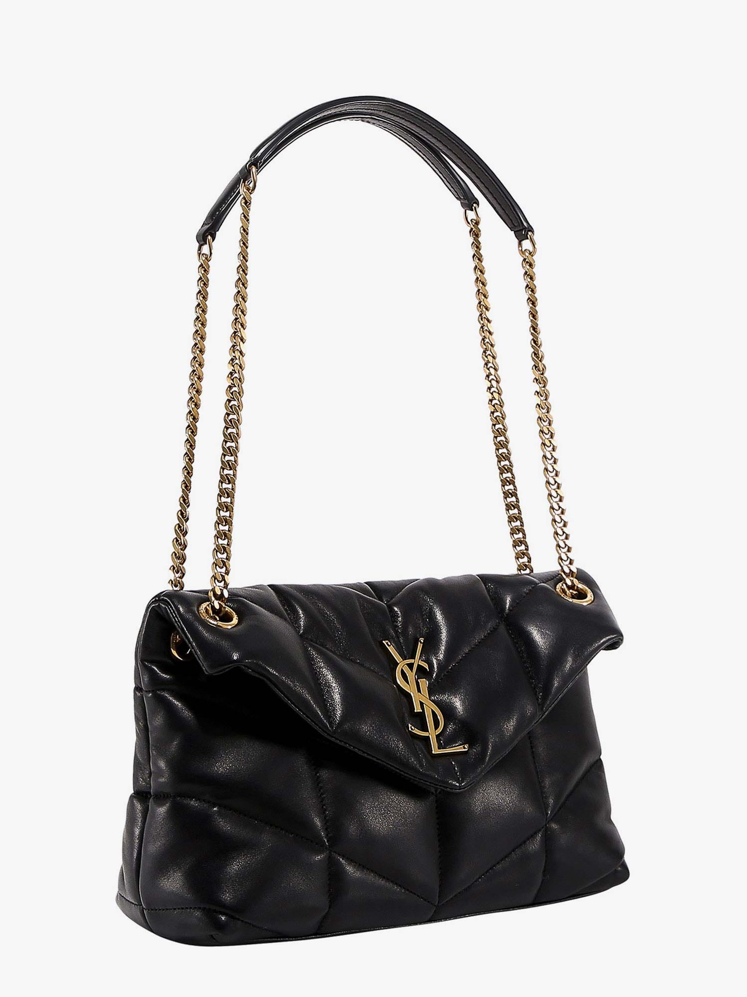 Saint Laurent Loulou Puffer matelassé leather crossbody bag
