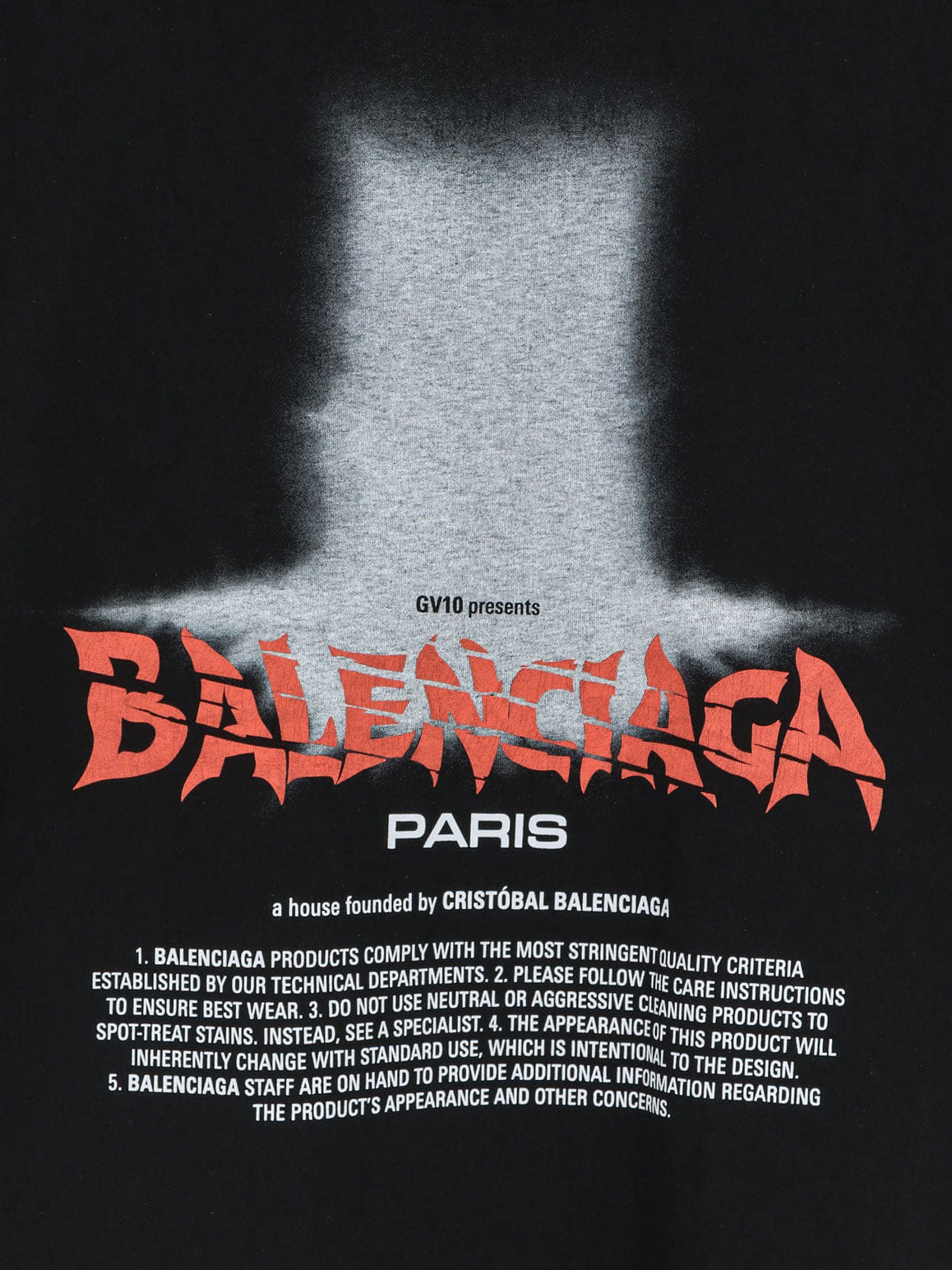 Balenciaga Cotton T-shirt with front logo print