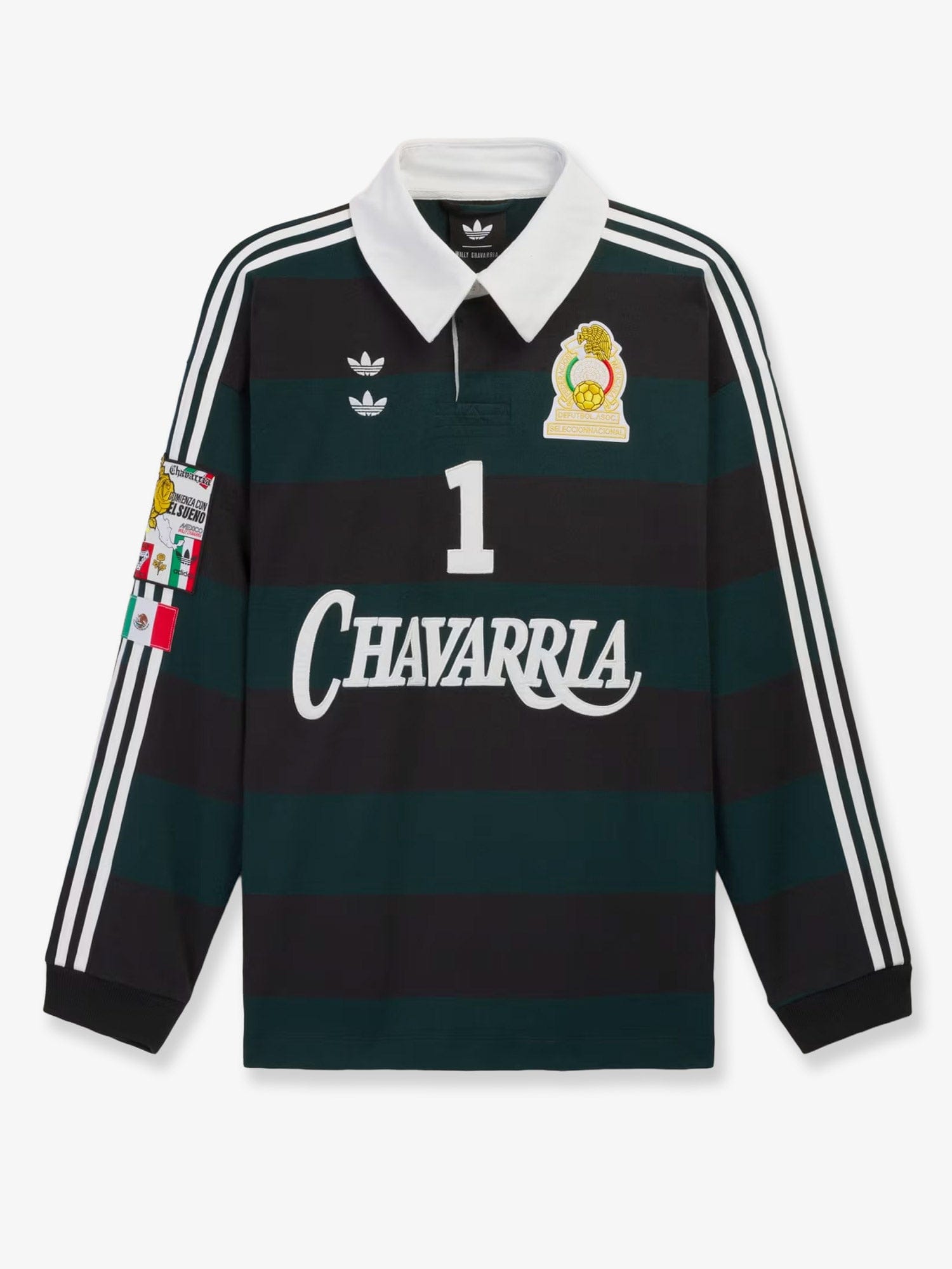 ADIDAS X WILLY CHAVARRIA Rugby cotton polo shirt