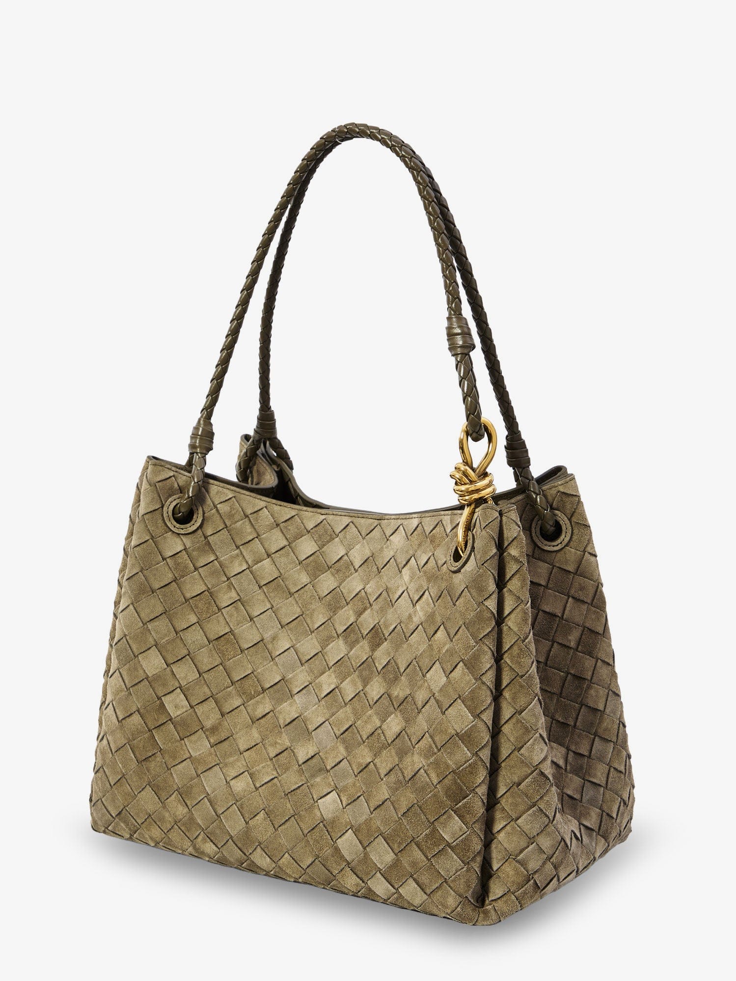 Bottega Veneta Parachute Large suede shoulder bag