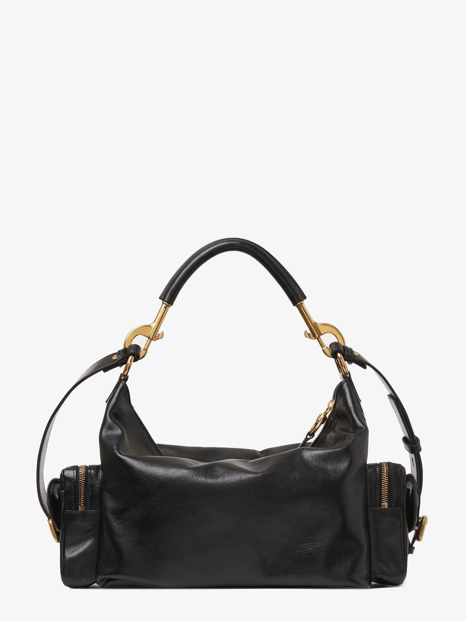 Chloe Carry shiny buffalo leather shoulder bag