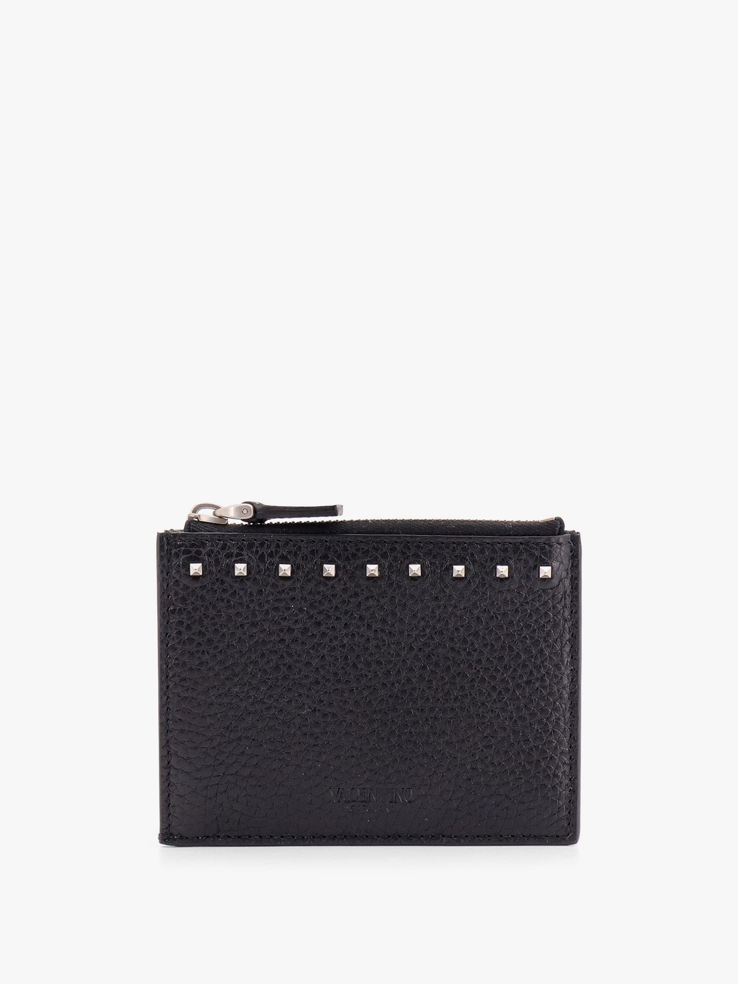 Valentino Garavani rockstud leather card holder