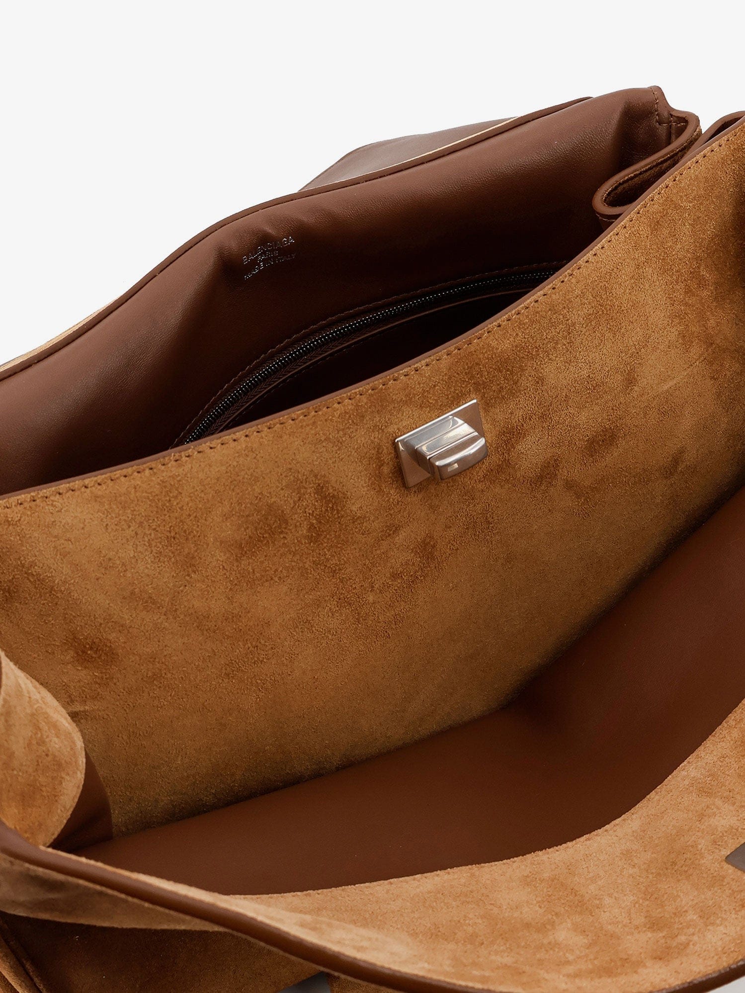 Balenciaga Rodeo M suede shoulder bag