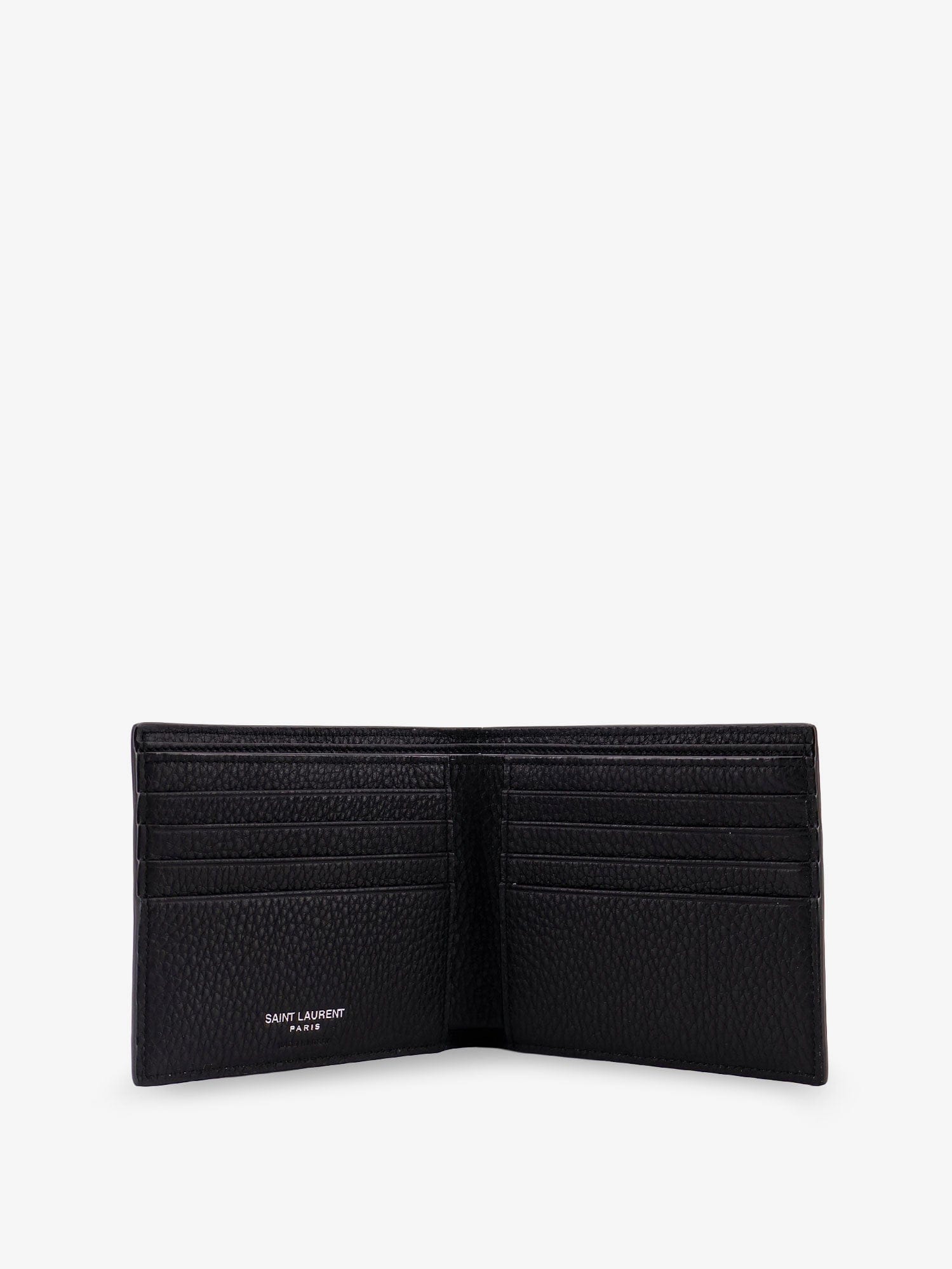 Saint Laurent Tiny hammered leather wallet