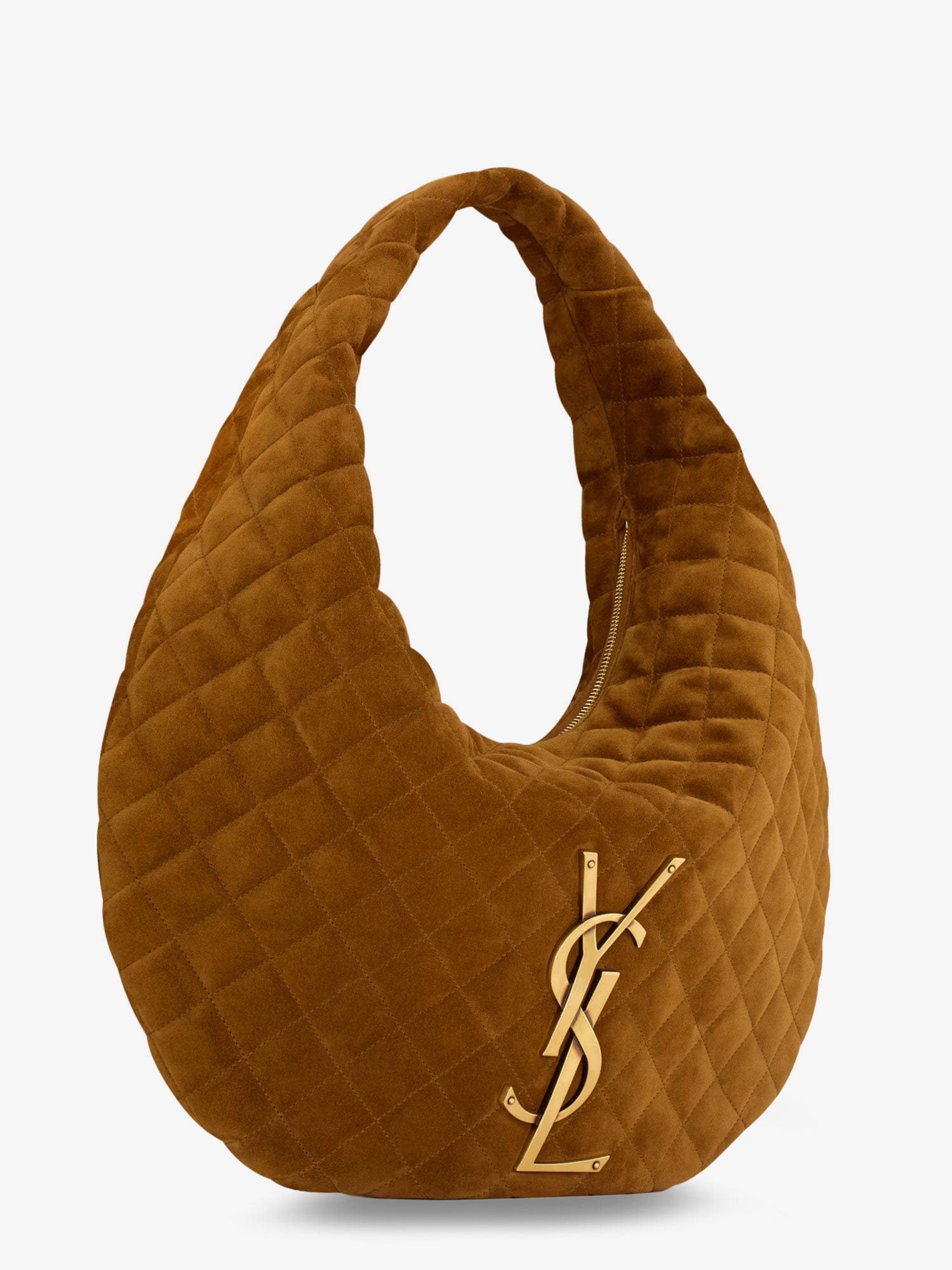 Saint Laurent Icare Hobo suede handbag