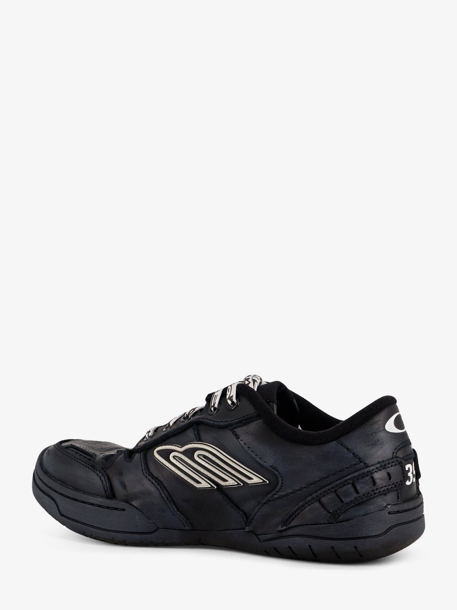 Balenciaga Hamptons Worn-Out low-top leather sneakers