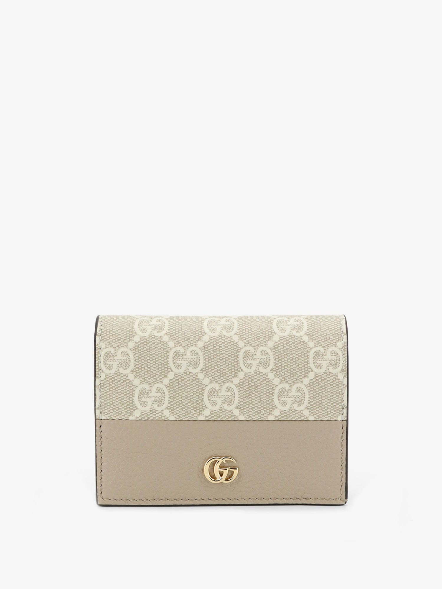 Gucci GG Marmont bicolor leather wallet