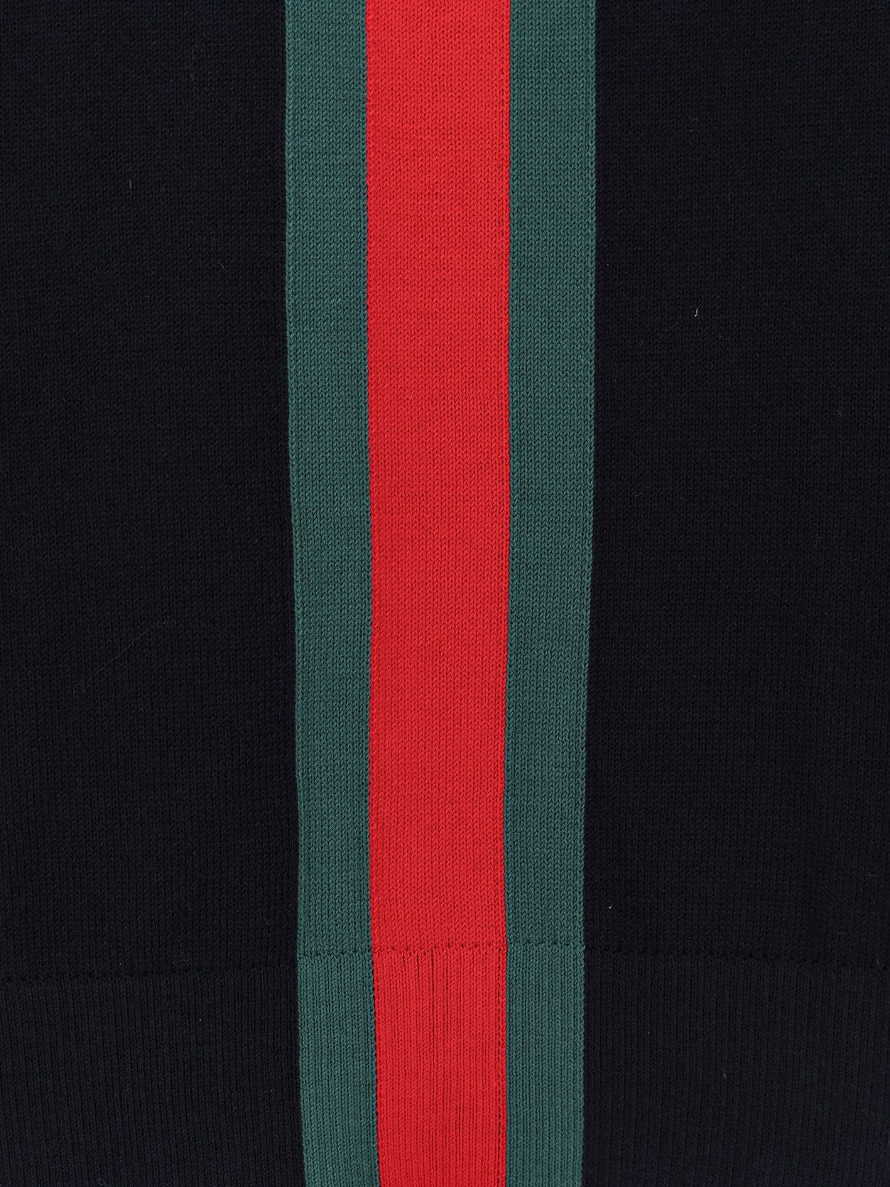 Gucci Cotton sweater with Nastro Web inlay