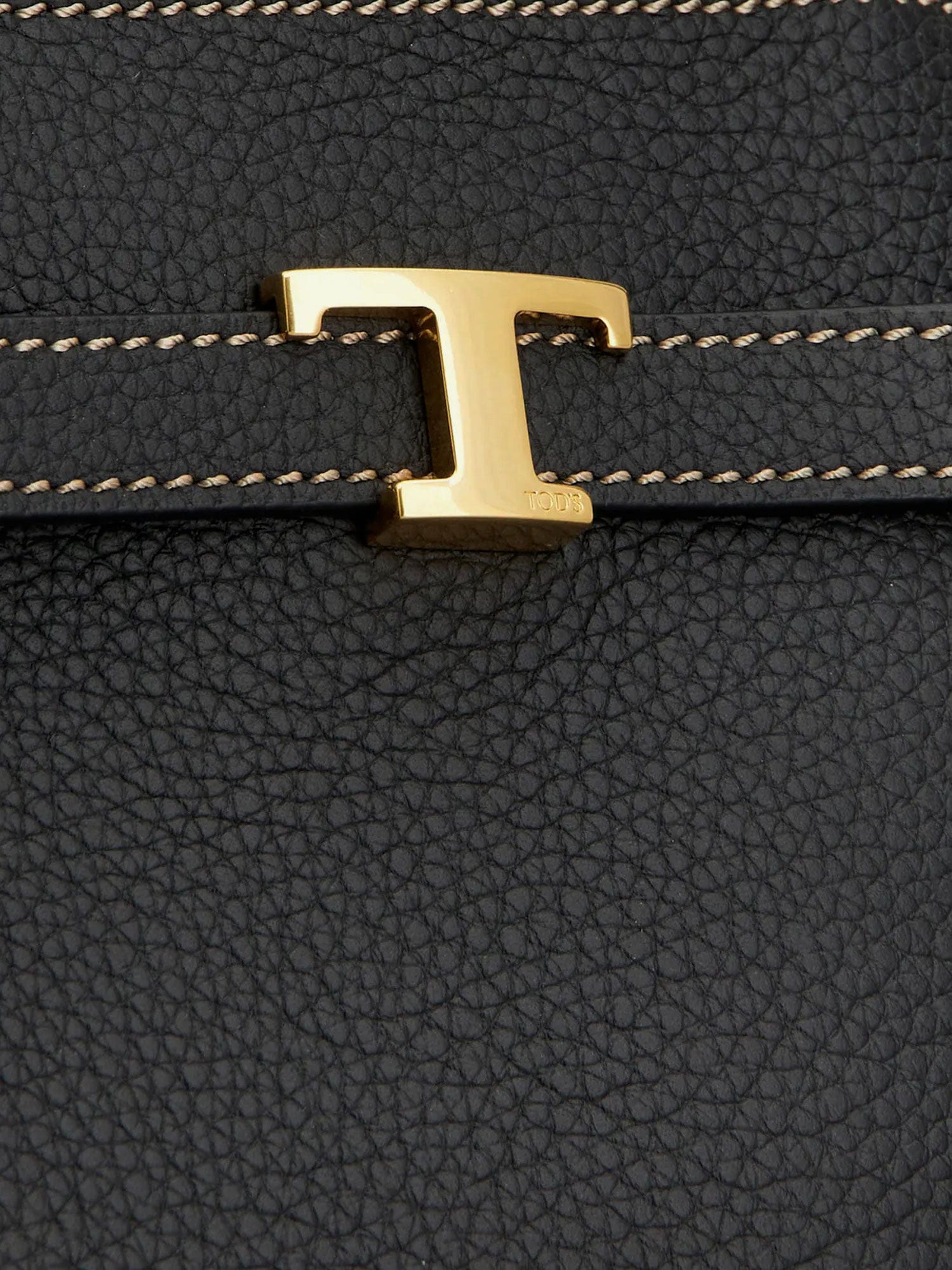 Tod's Hammered laeather tote bag