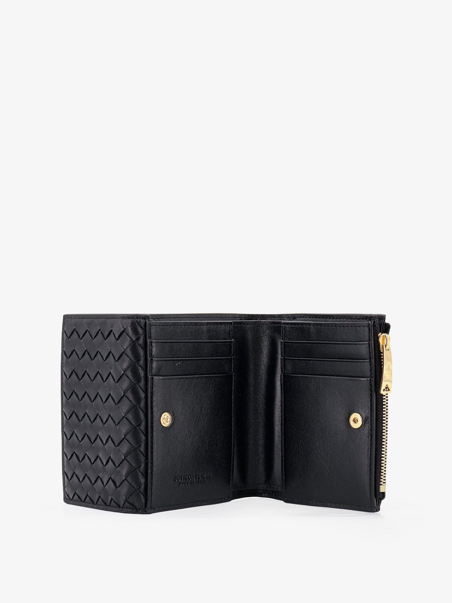 Bottega Veneta Bi-fold Intrecciato wallet with zip