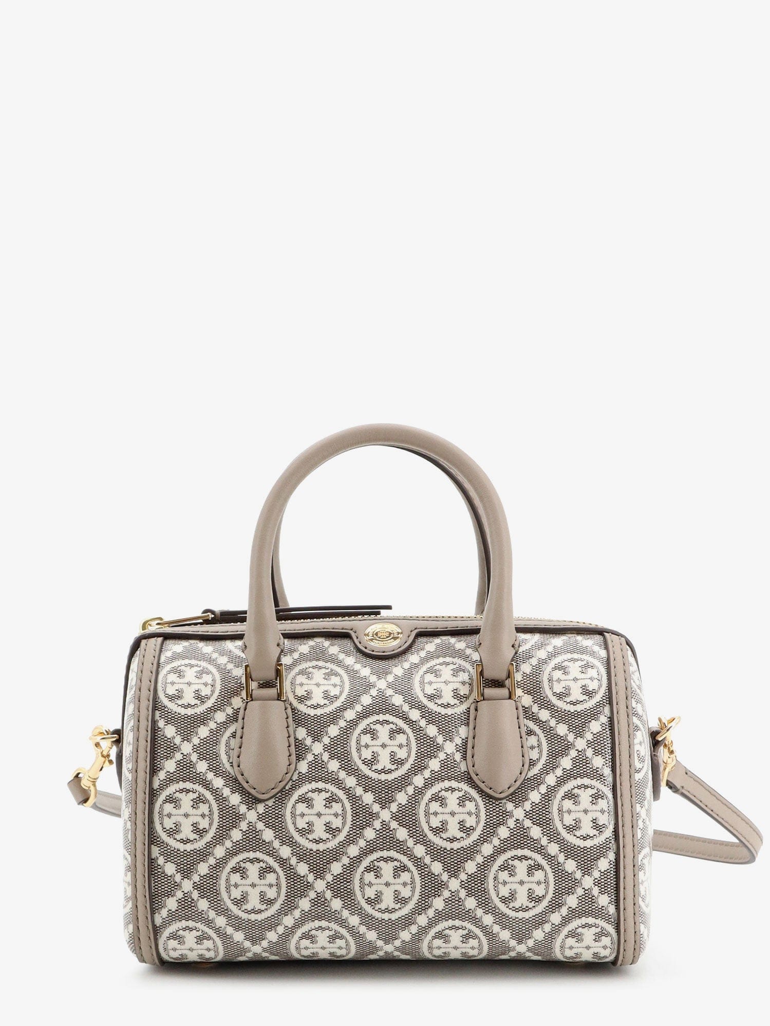 Tory Burch Barrel Bag T Monogram coated canvas handbag