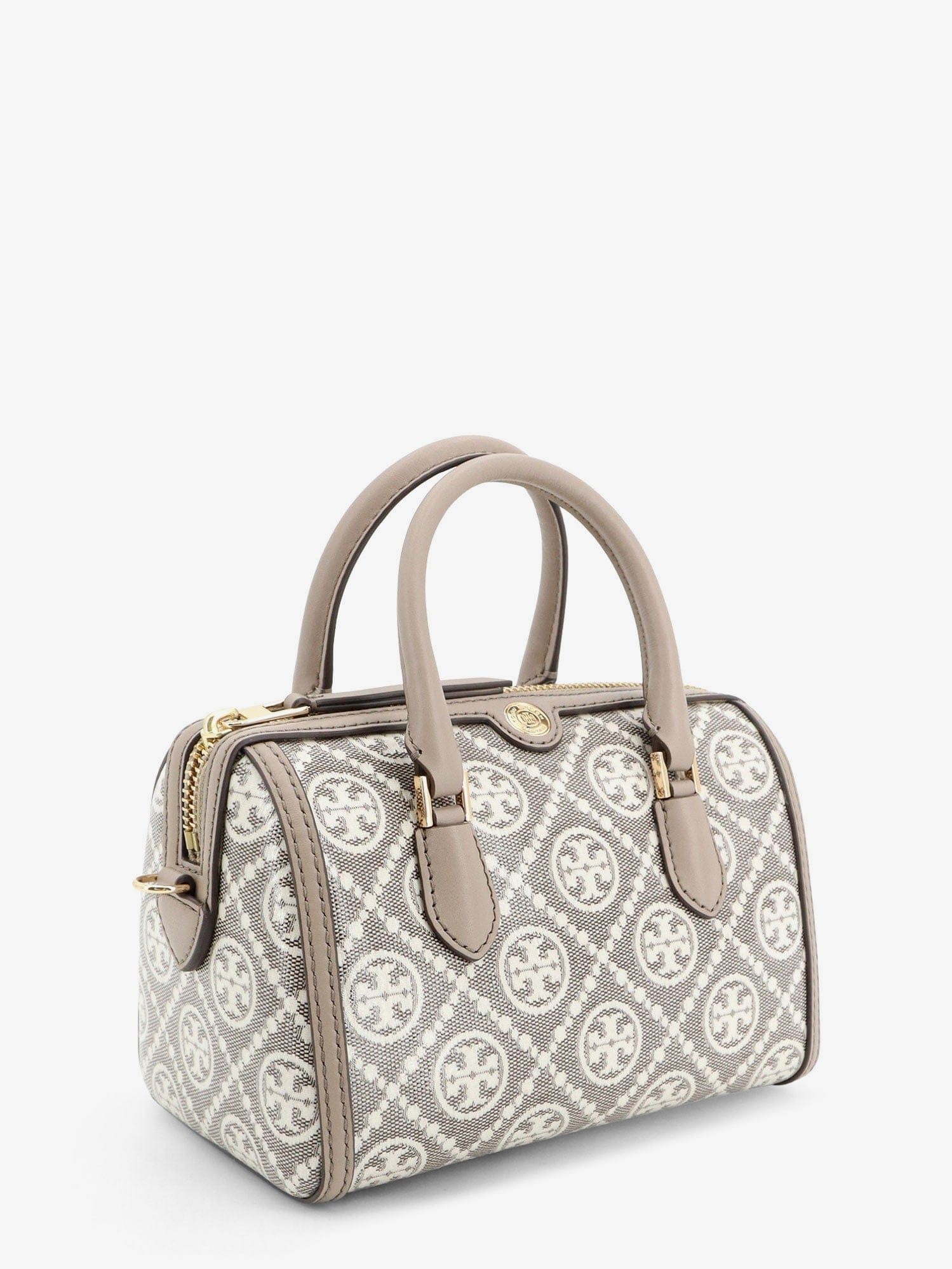 Tory Burch Barrel Bag T Monogram coated canvas handbag