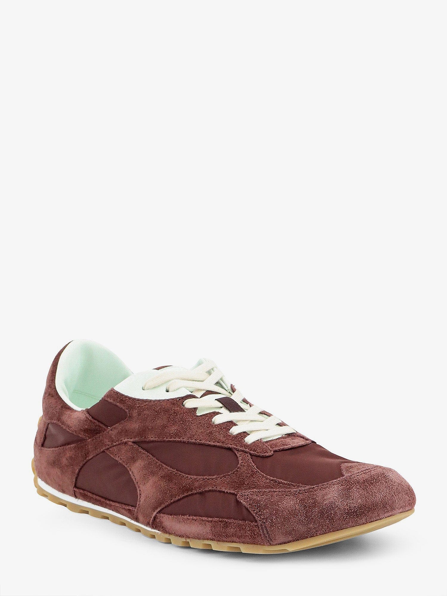 Bottega Veneta Orbit Flash suede and nylon sneakers