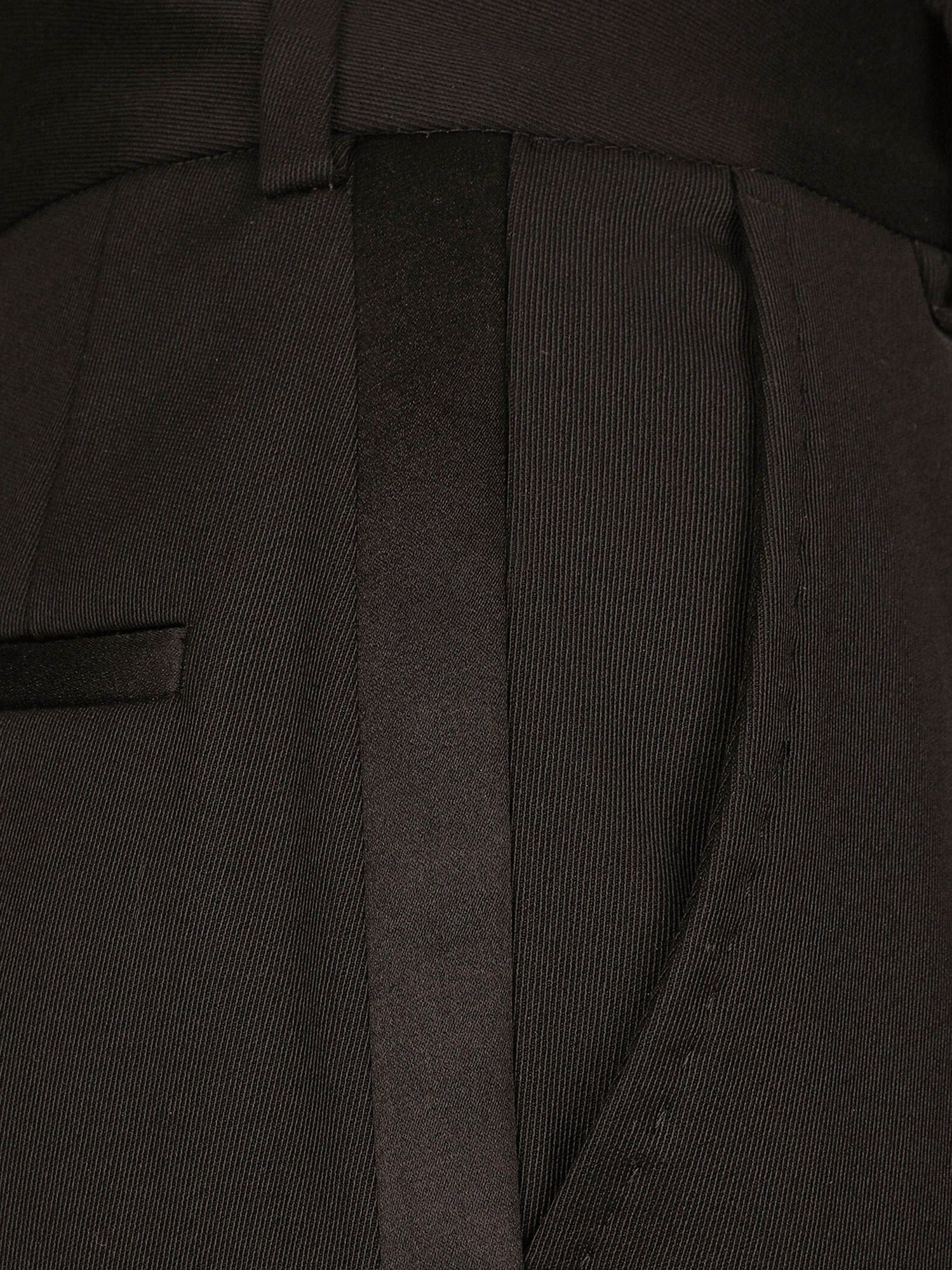 Dolce & Gabbana Tuxedo virgin wool and silk trousers