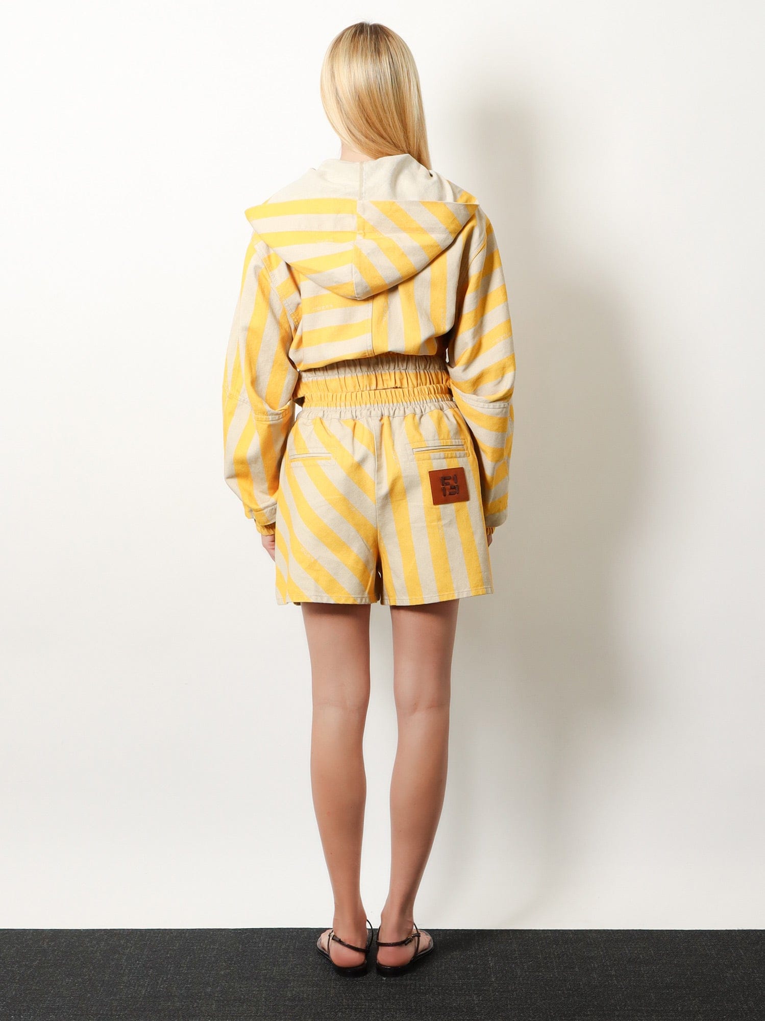 Fendi Cotton and linen shorts