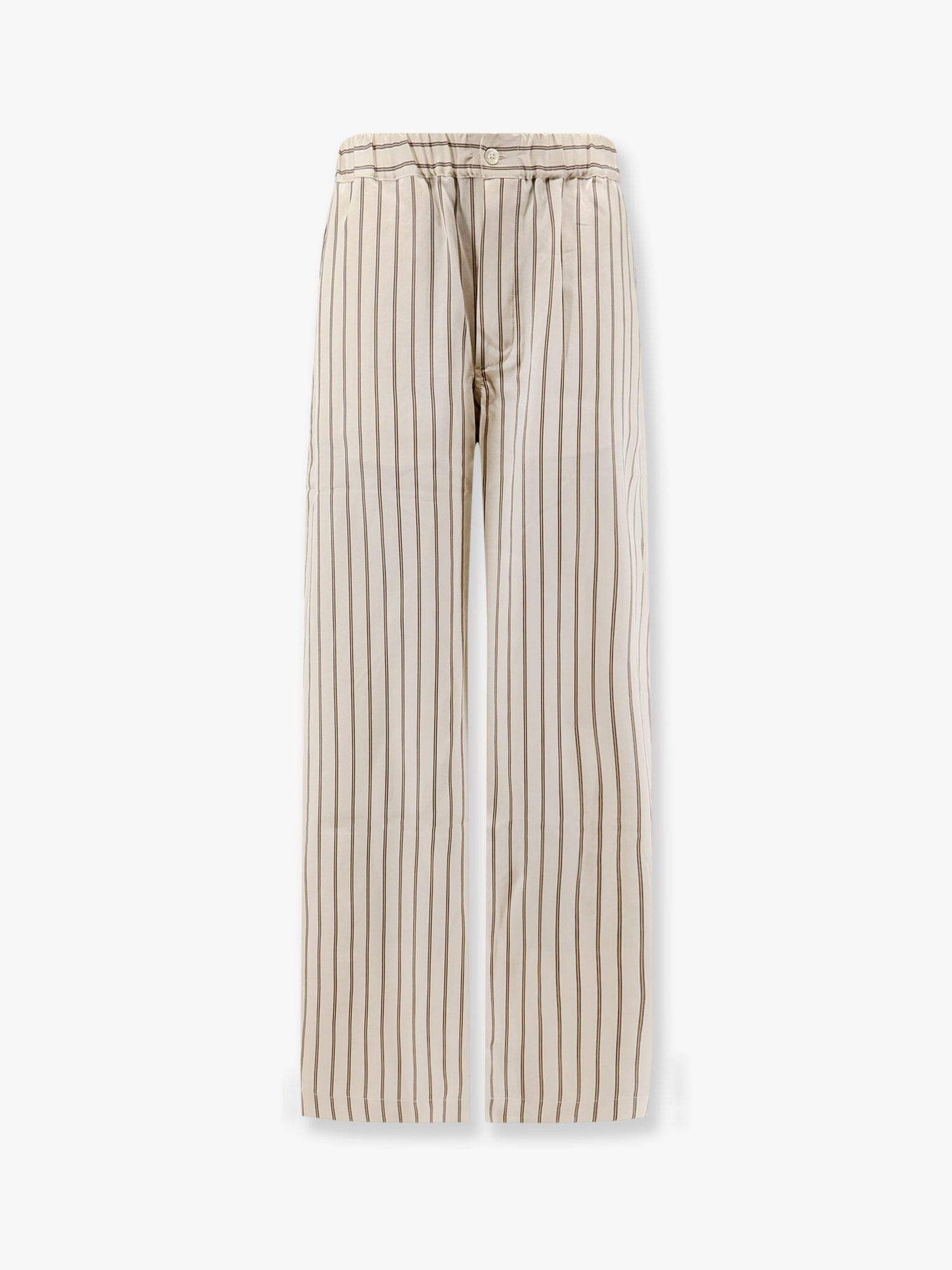 Y-81 Viscose trousers with striped pattern