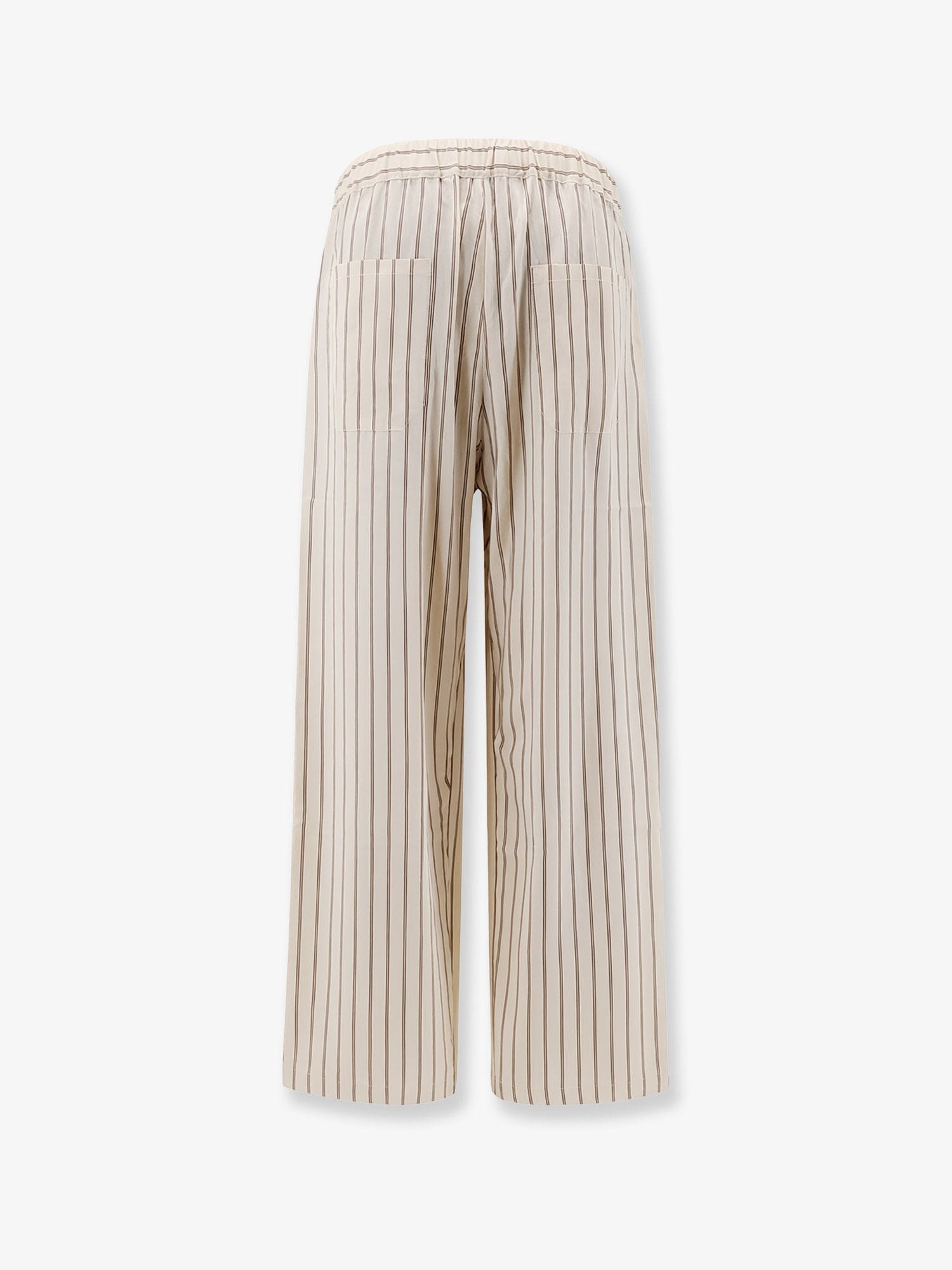 Y-81 Viscose trousers with striped pattern