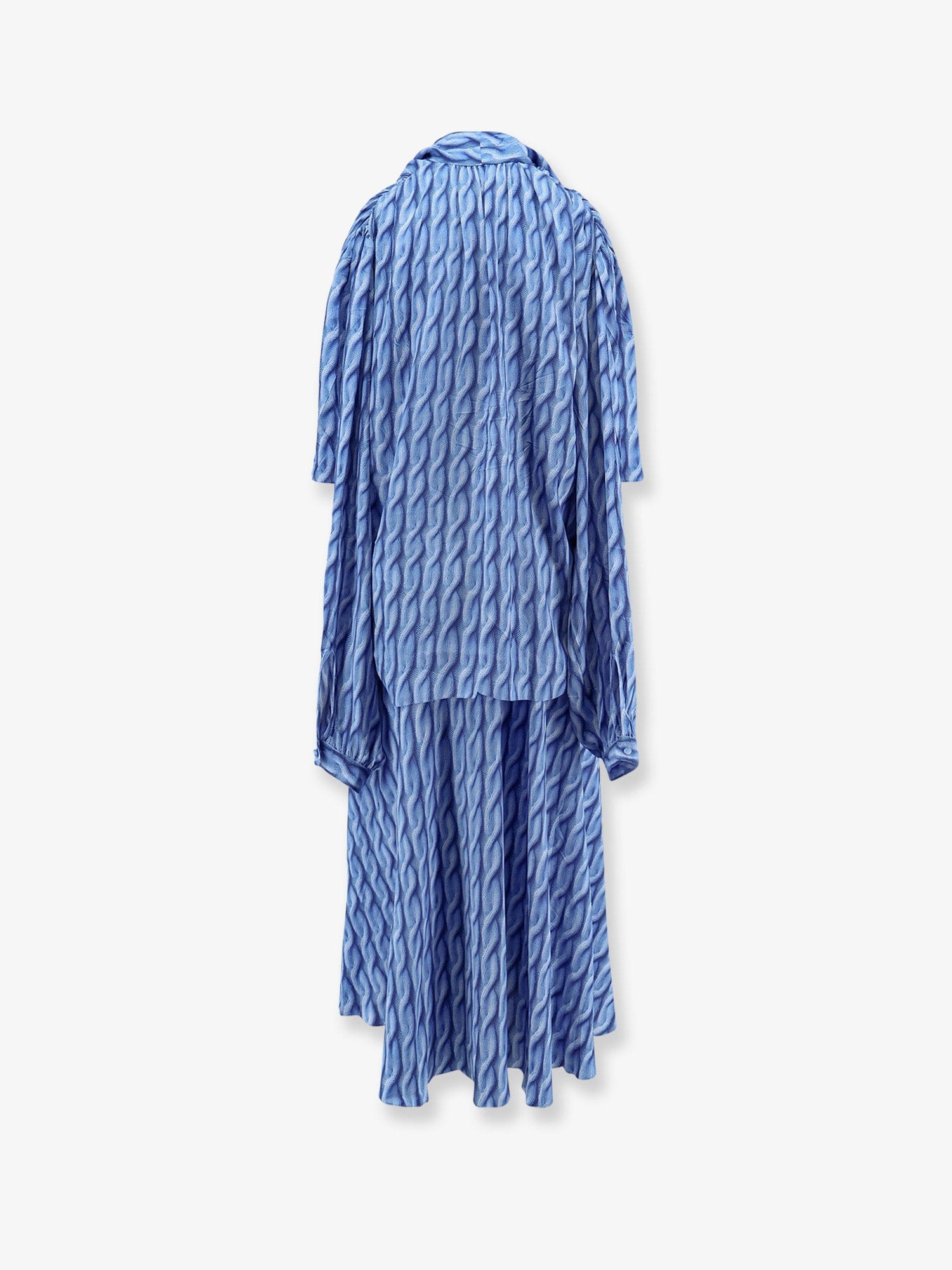 Balenciaga Printed fabric long dress