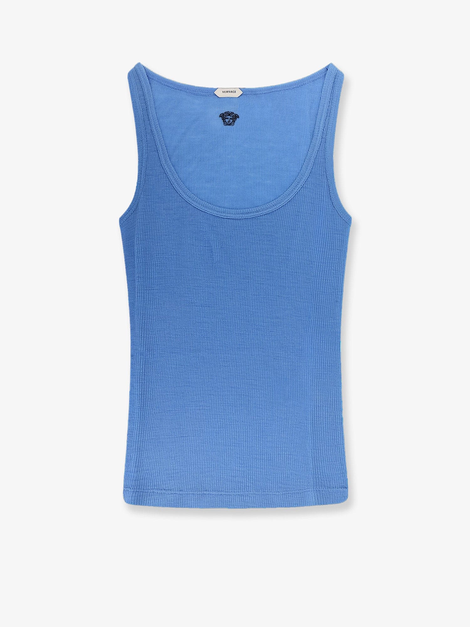 Versace Wool tank top with back logo