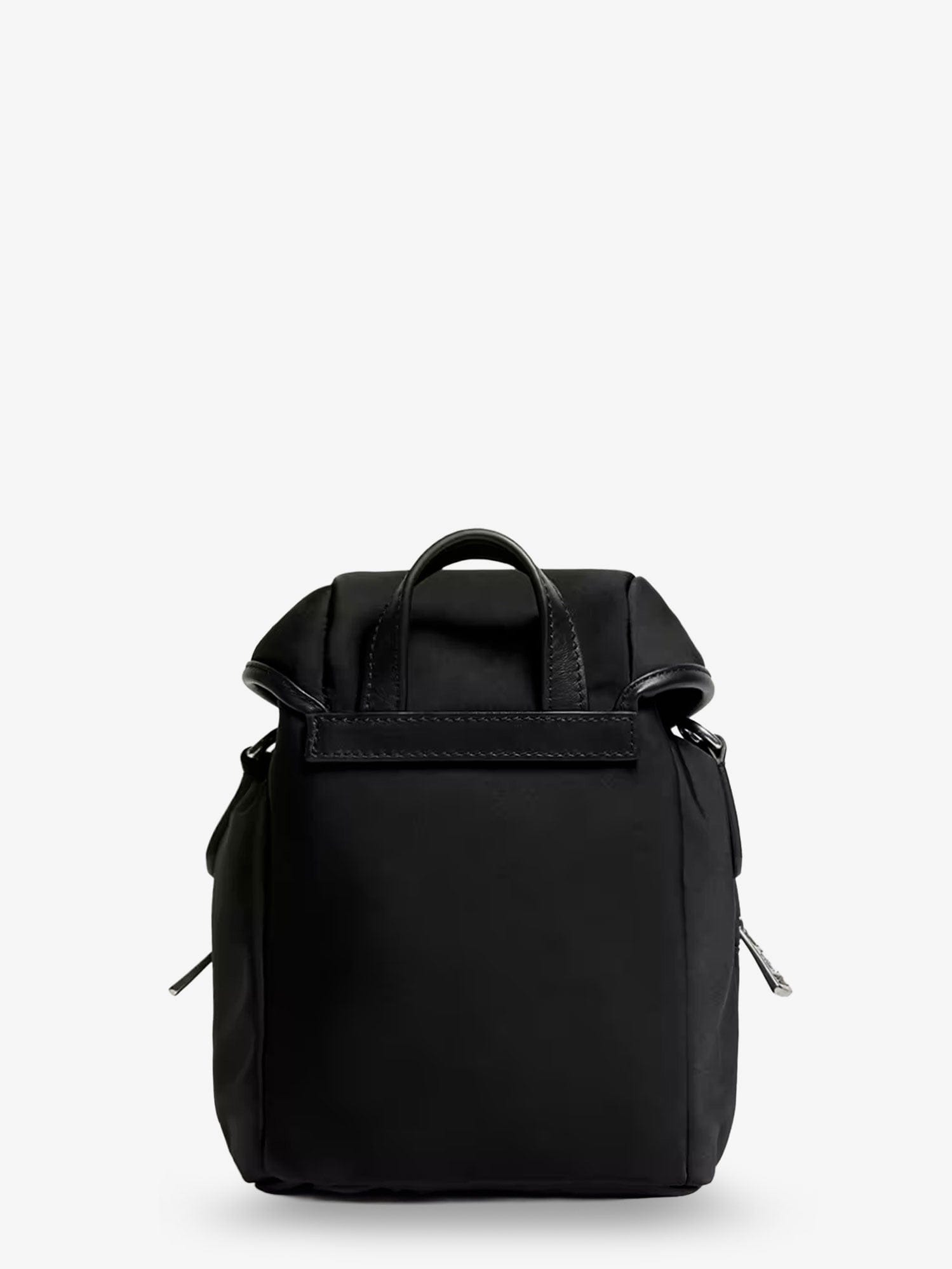 Moncler Trick nylon crossbody bag with logo patch on the front