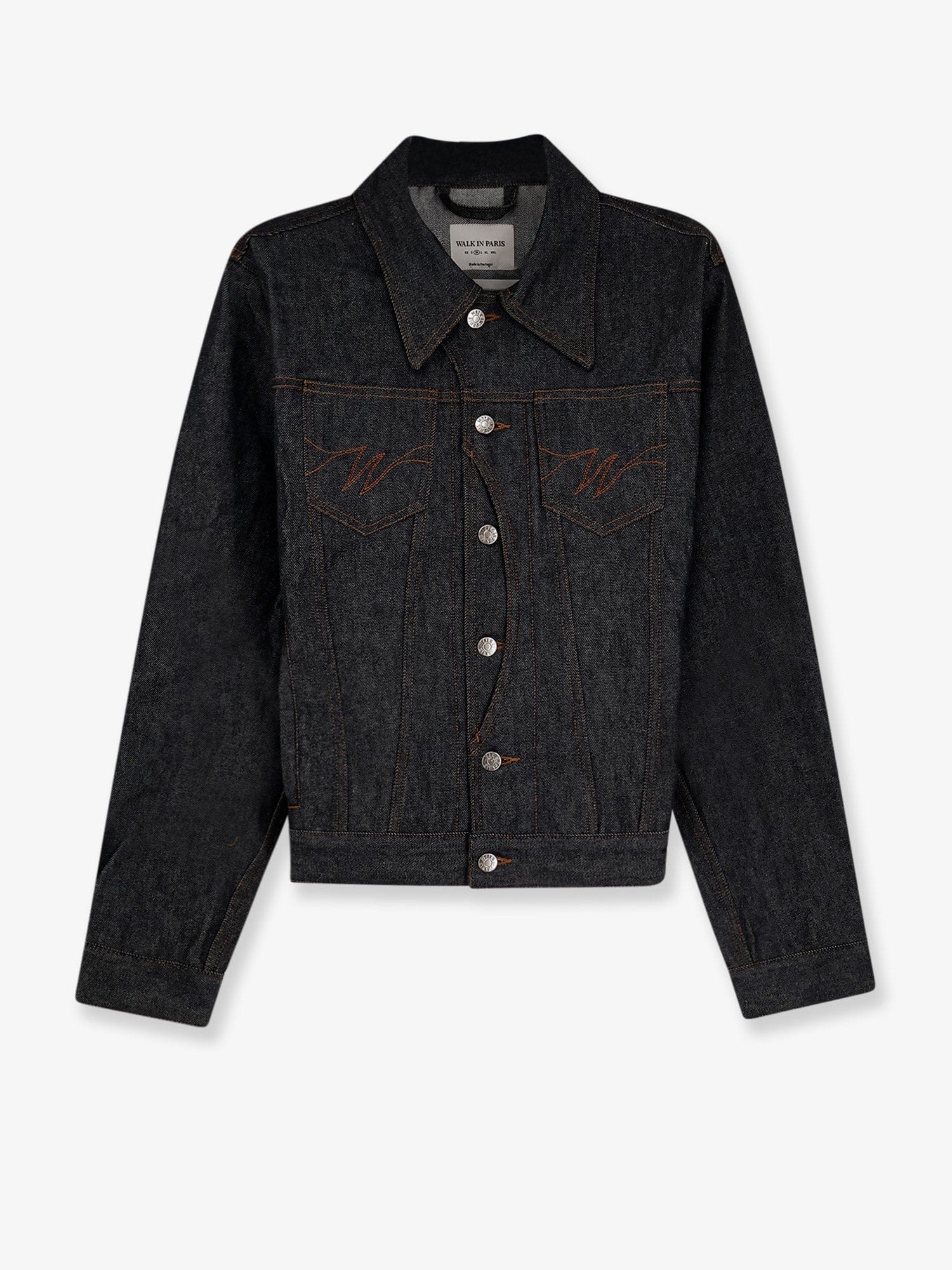 WALK IN PARIS Postman dark denim jacket