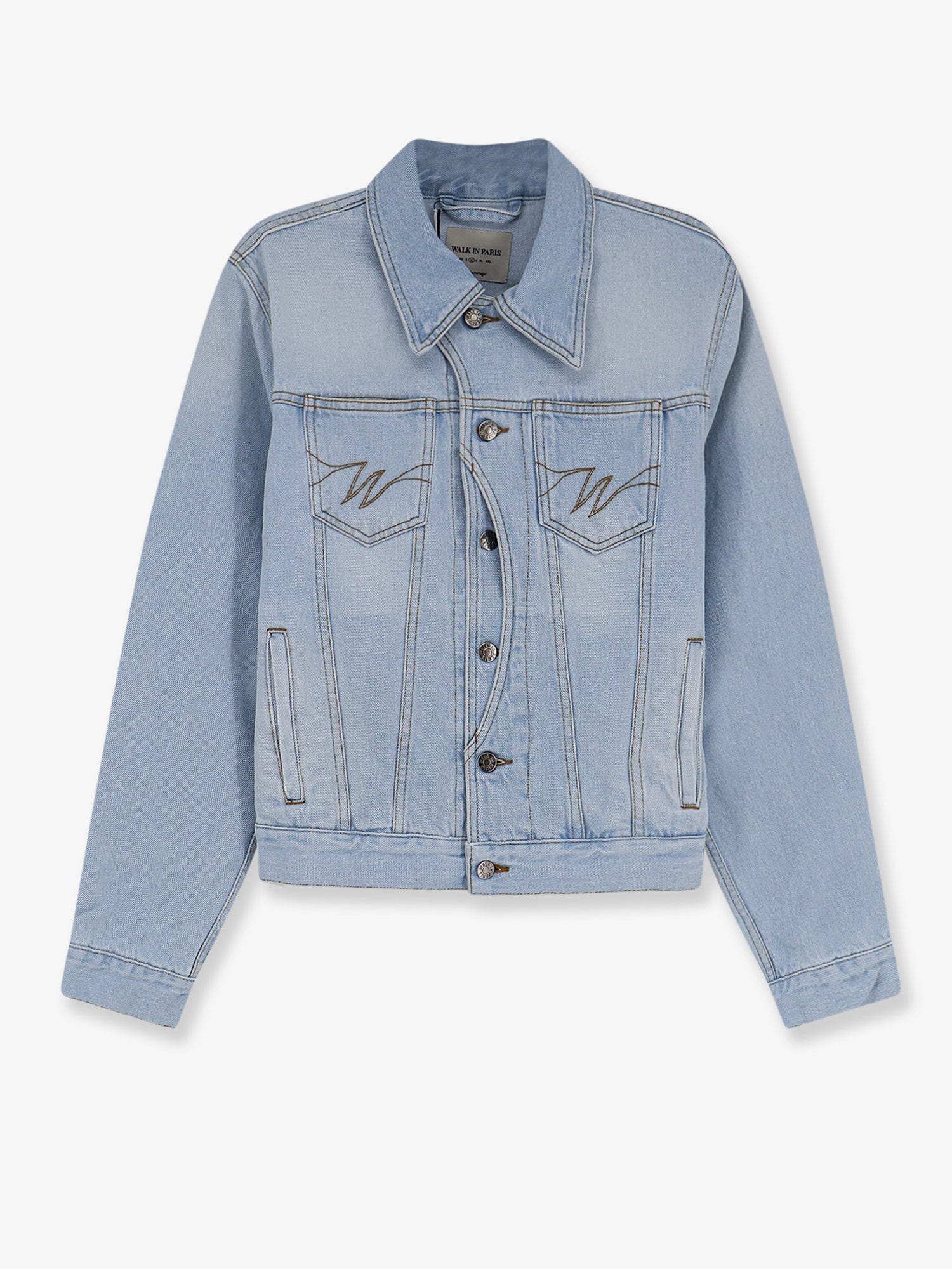 WALK IN PARIS Postman blue denim jacket