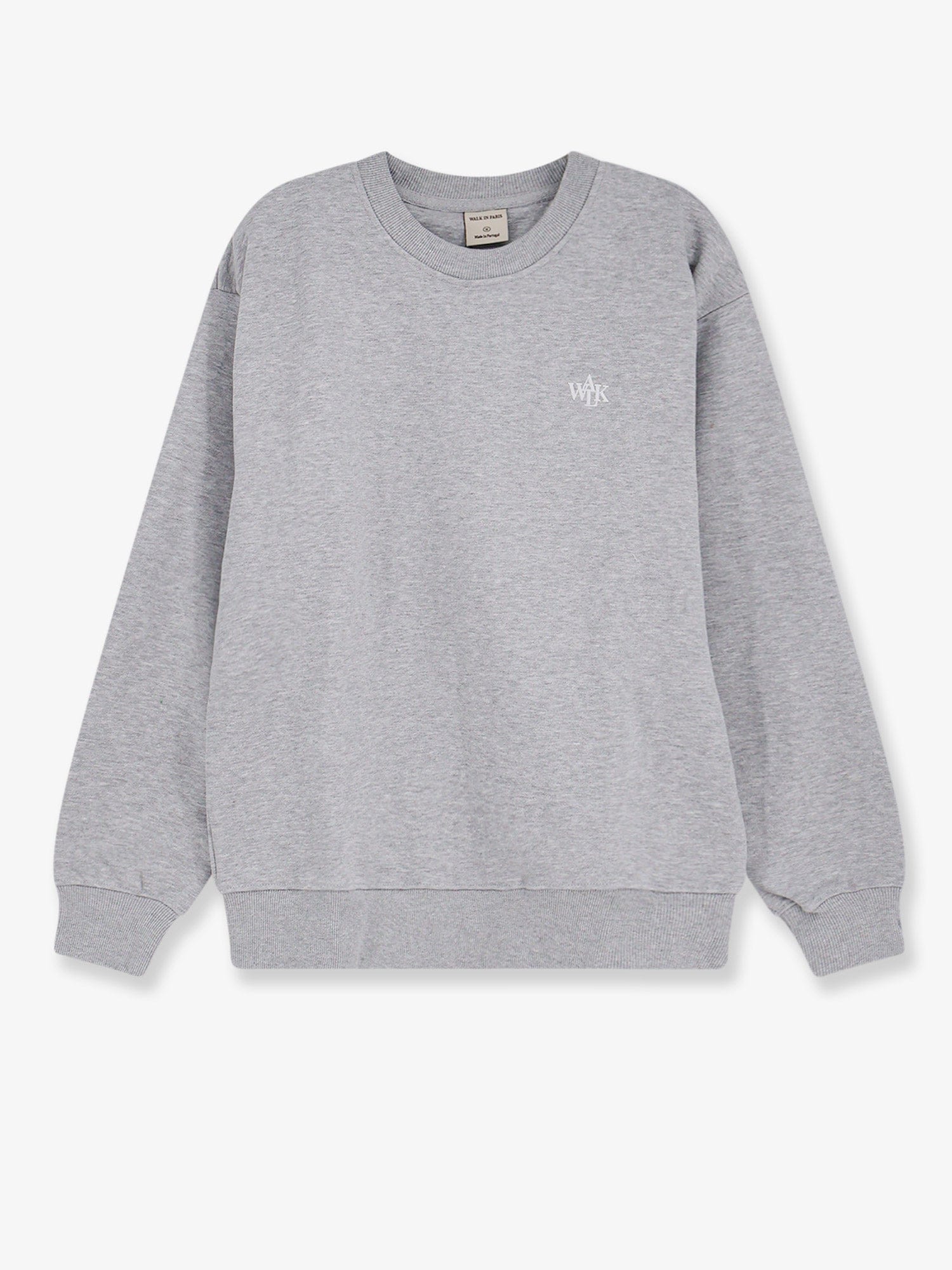 WALK IN PARIS Cotton sweatshirt with front embroidered logo