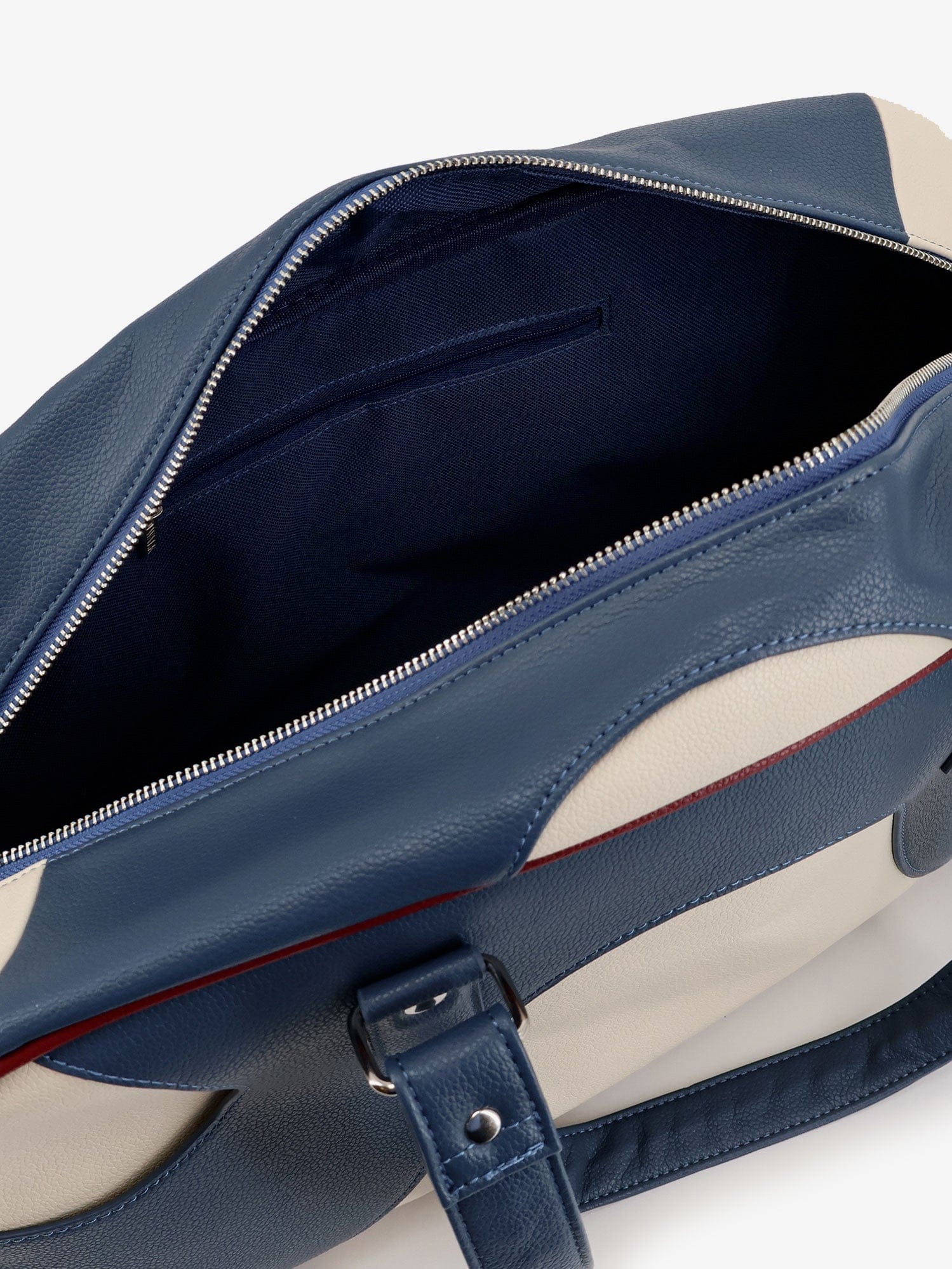 WALK IN PARIS Leather crossbody bag with embroidered logo on the front