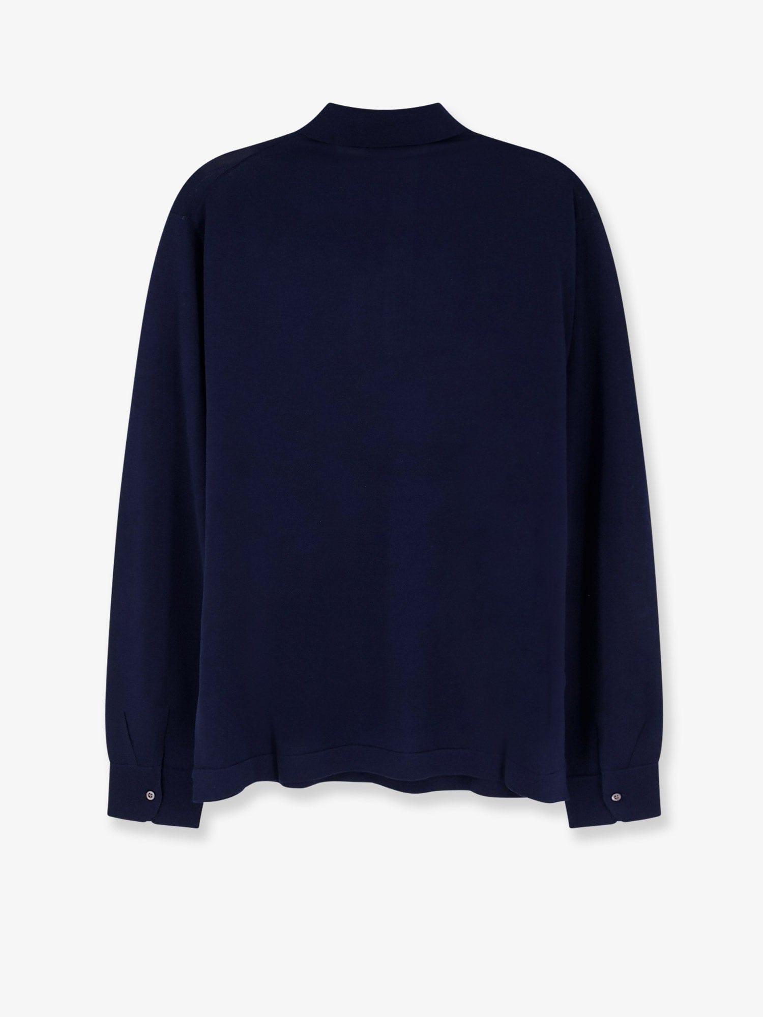 BRAMANI CASHMERE Cotton and silk blend polo shirt