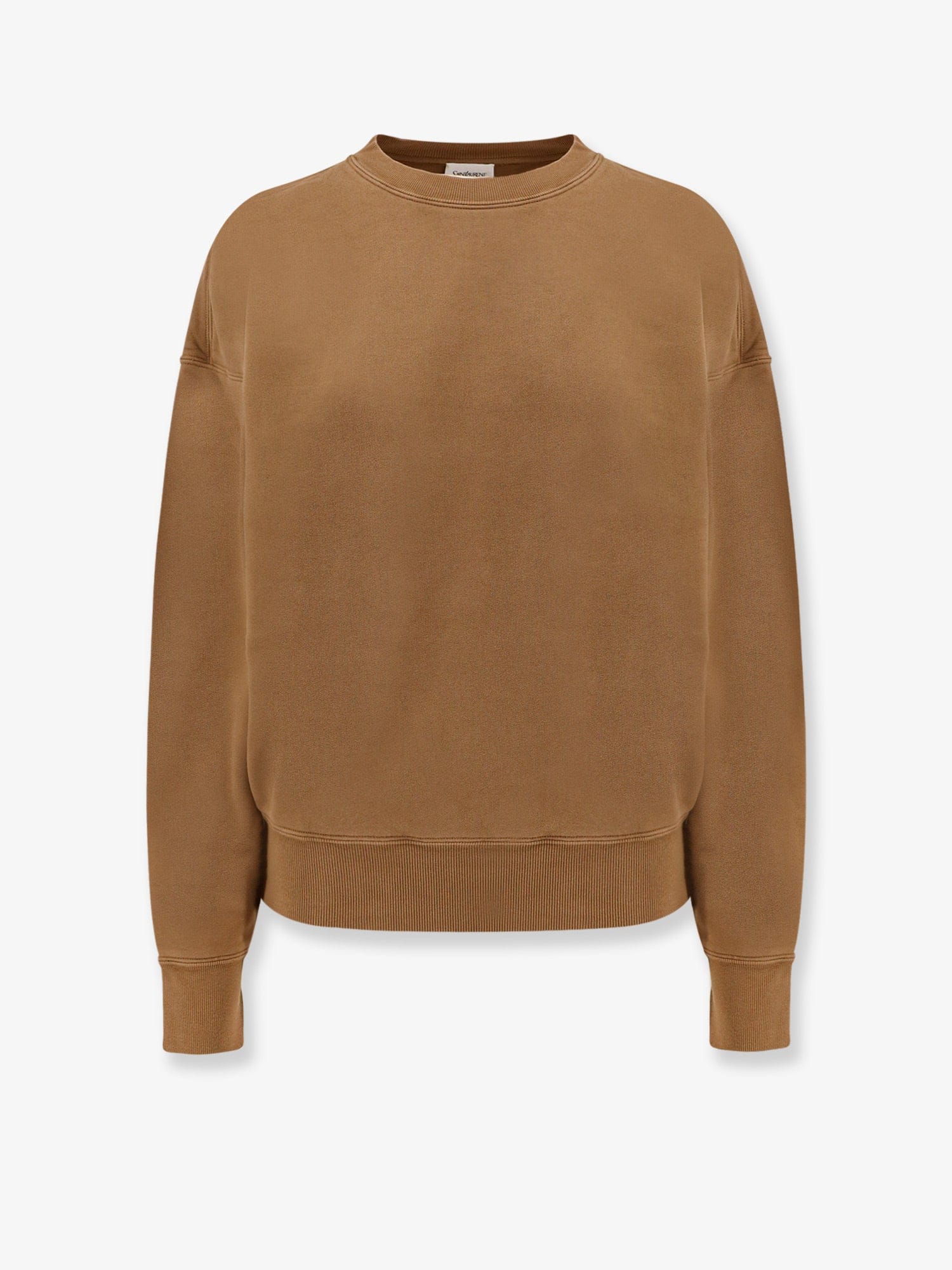 Saint Laurent Certified cotton sweatshirt with logoed label