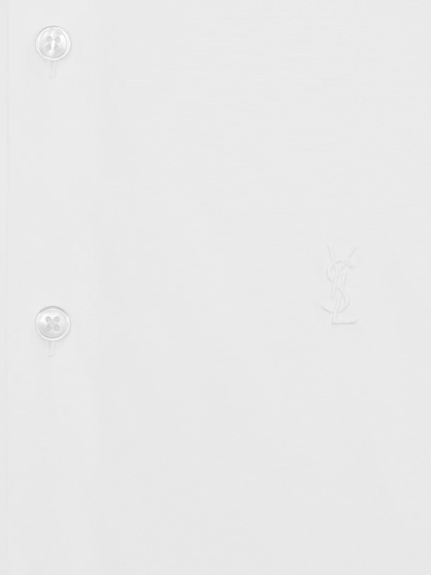 Saint Laurent Cassandre stretch cotton shirt