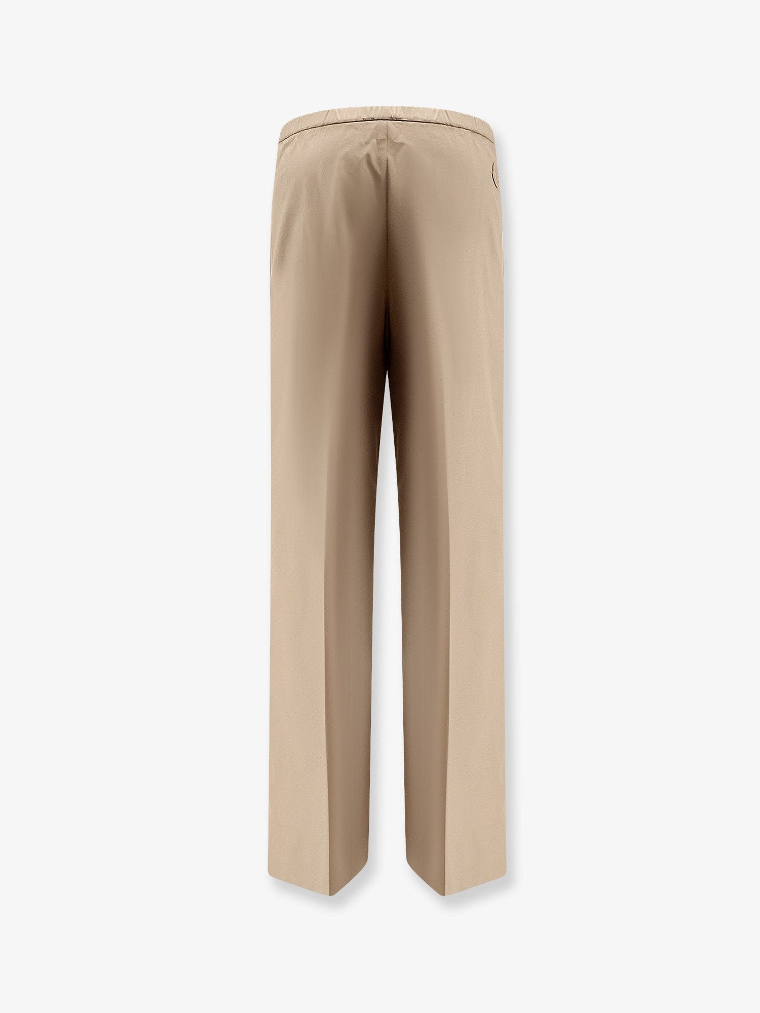 Moncler Cotton trousers with logo patch