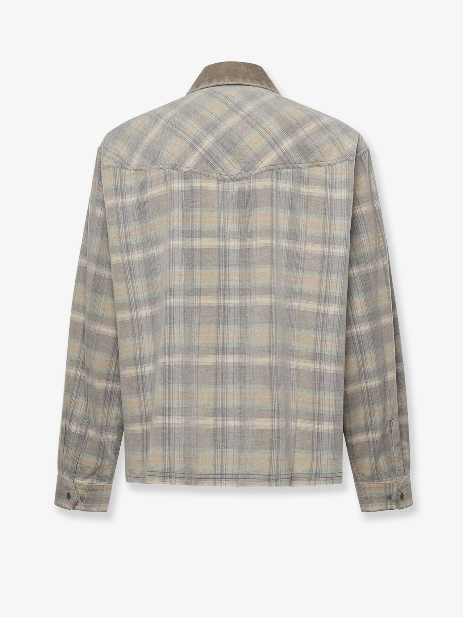 Represent Corduroy shirt with check motif